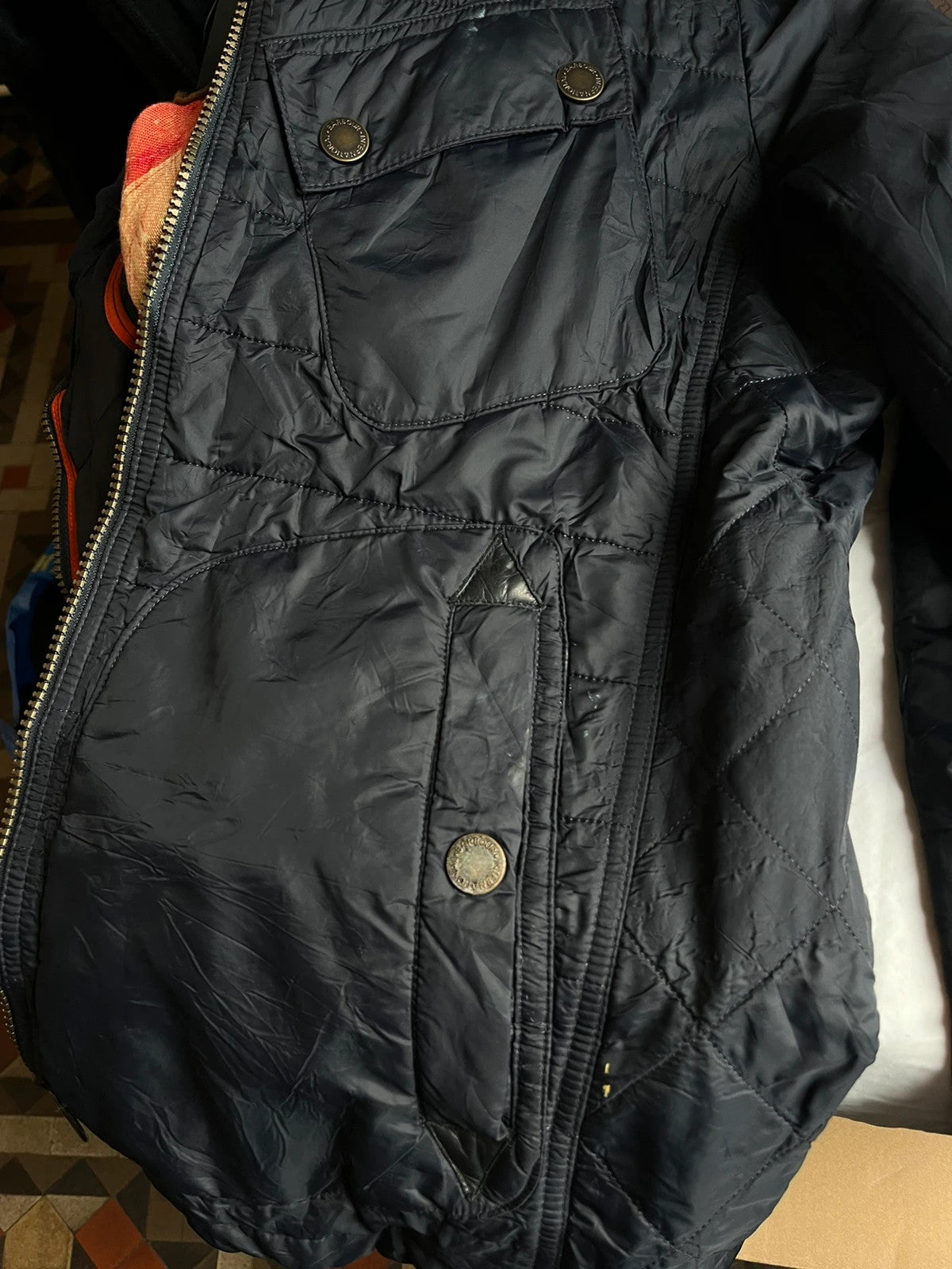 Barbour International Lee Quilt x Steve McQueen - Navy - Size L