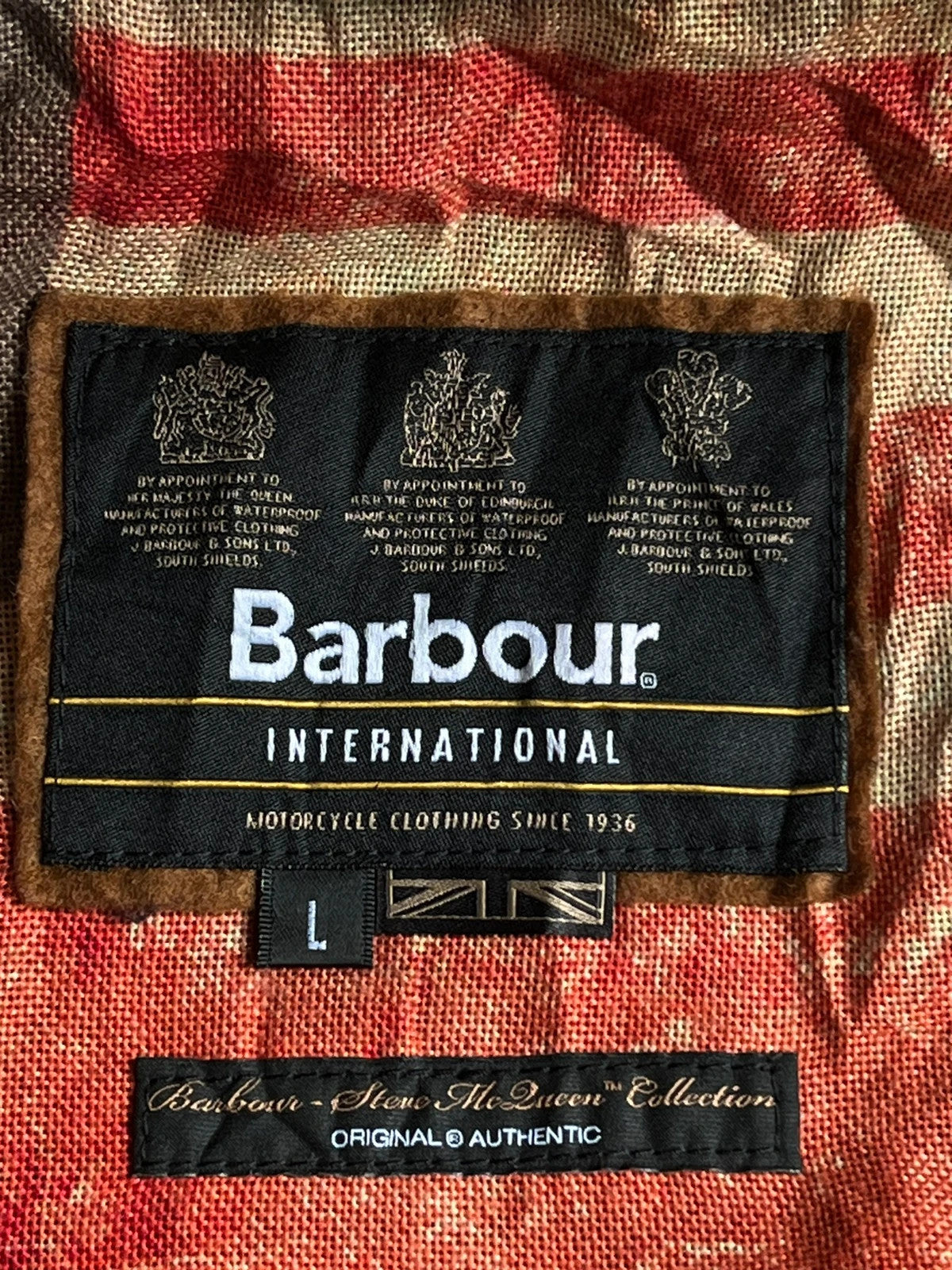 Barbour International Lee Quilt x Steve McQueen - Navy - Size L