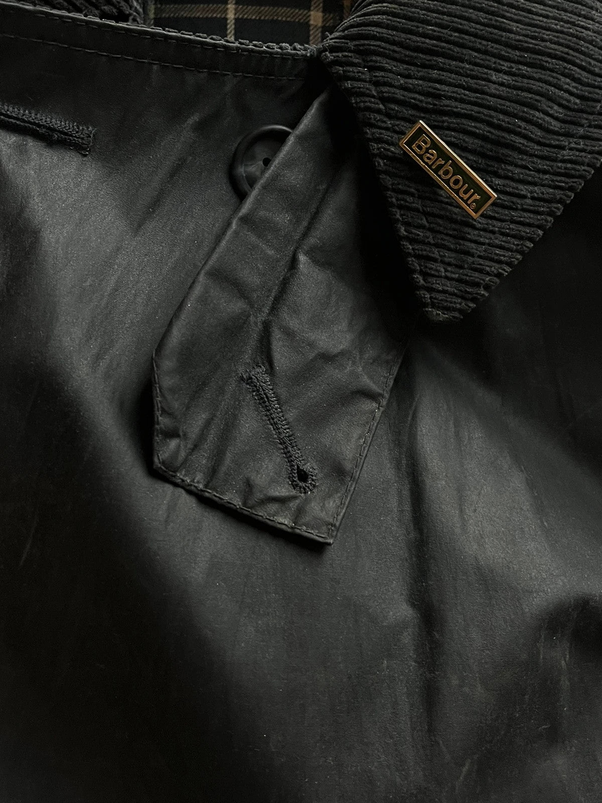 Barbour Trench Coat C38 Blue Navy – Rewaxed, 1990s. – Draps Barcelona