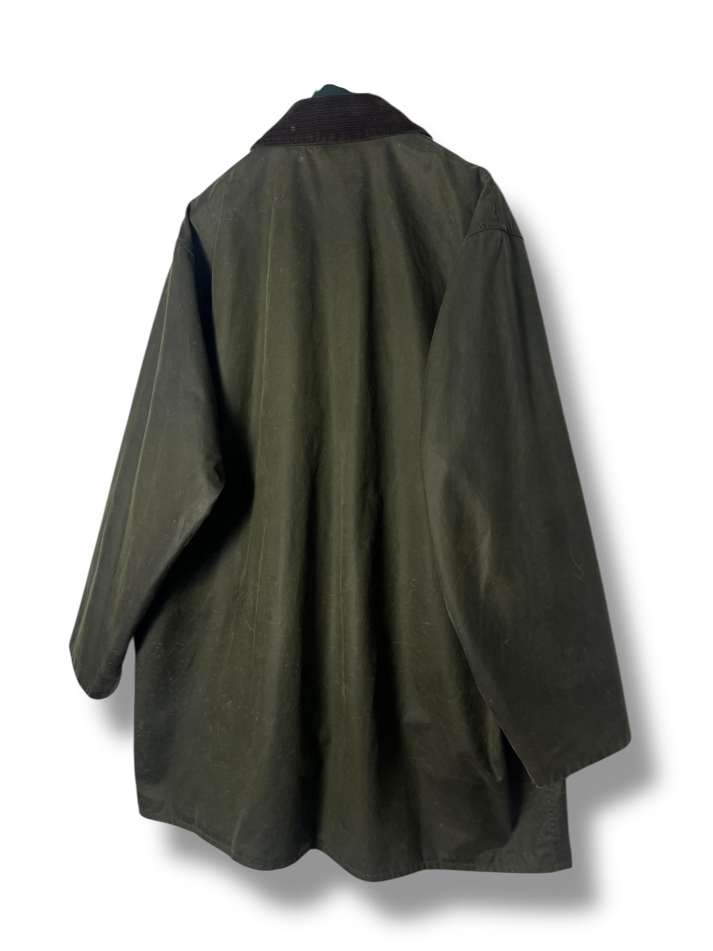 Barbour Border Wax Jacket C52 – Sage Green – 2000s