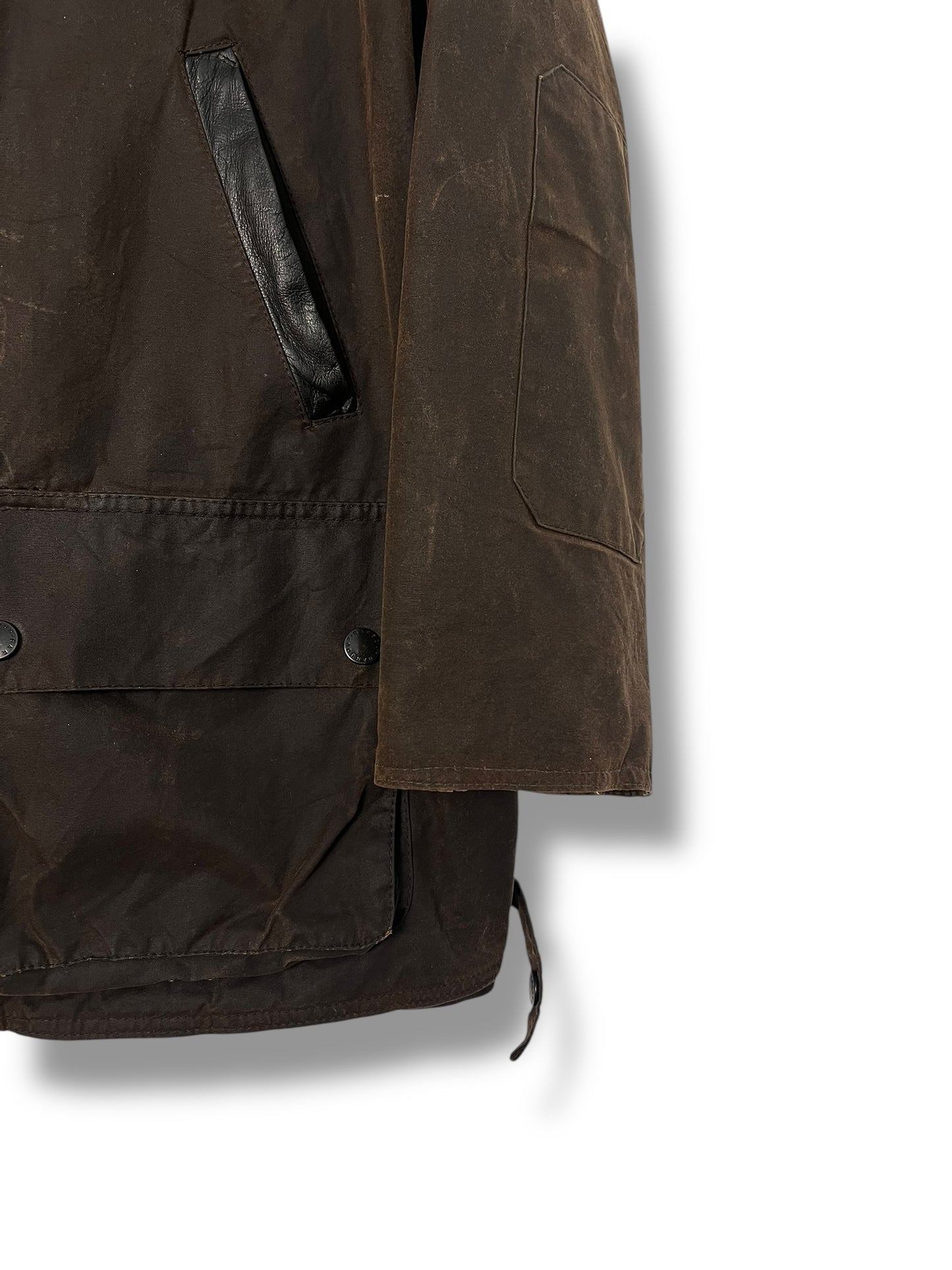 Barbour Bushman Wax Jacket – Dark Brown XXL 2000’s