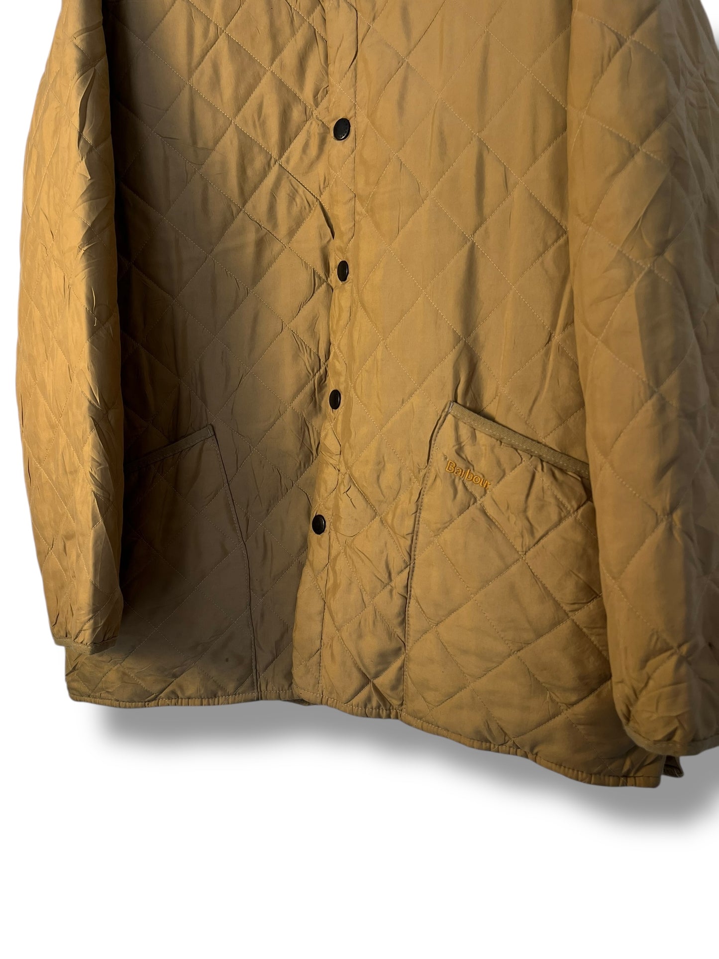 Barbour Eskdale Quilted Jacket – Cream – Size XL