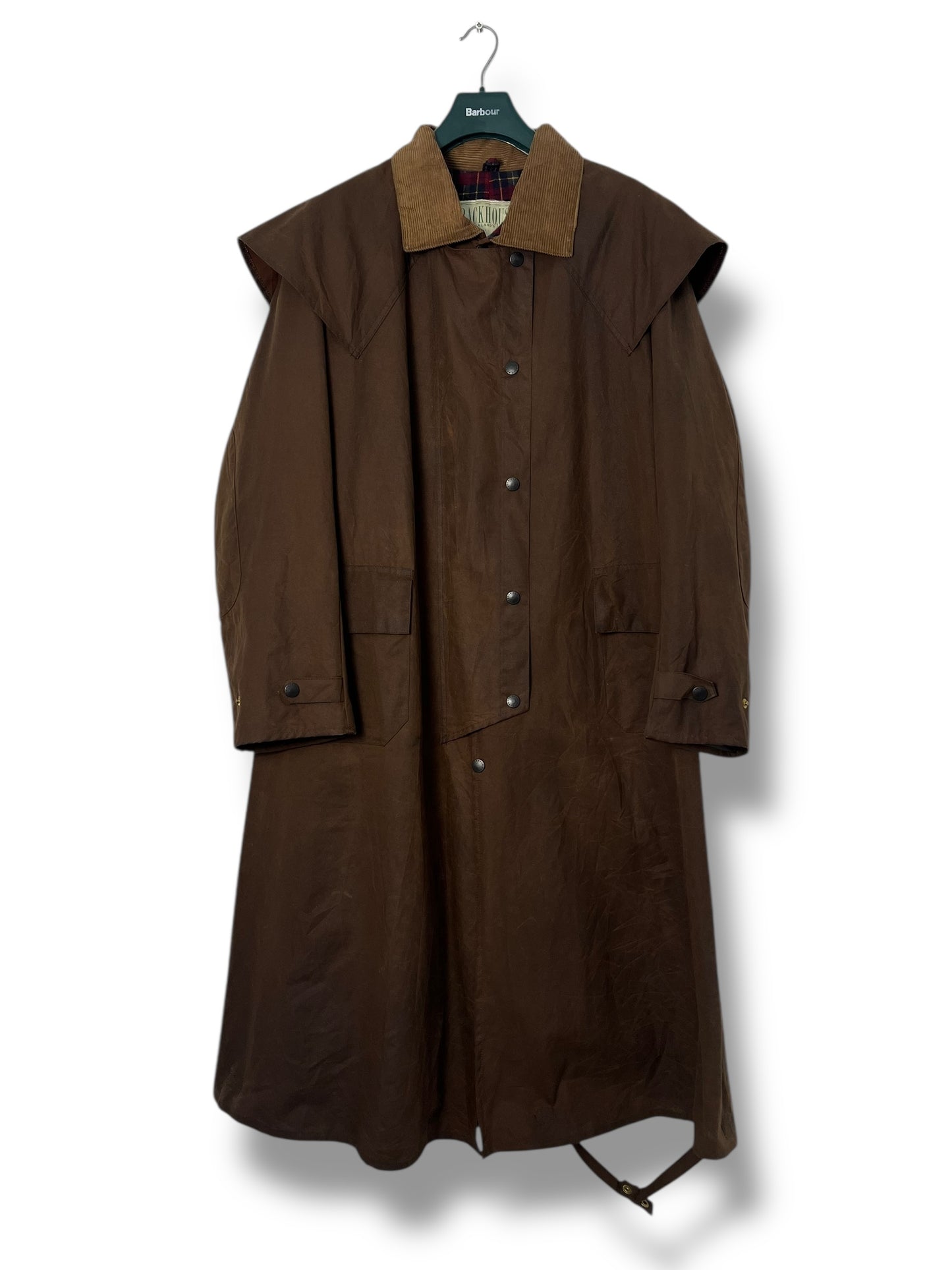 Barbour x Backhouse Waxed Raincoat – Brown – XL – 1990s - Selected by DRAPS