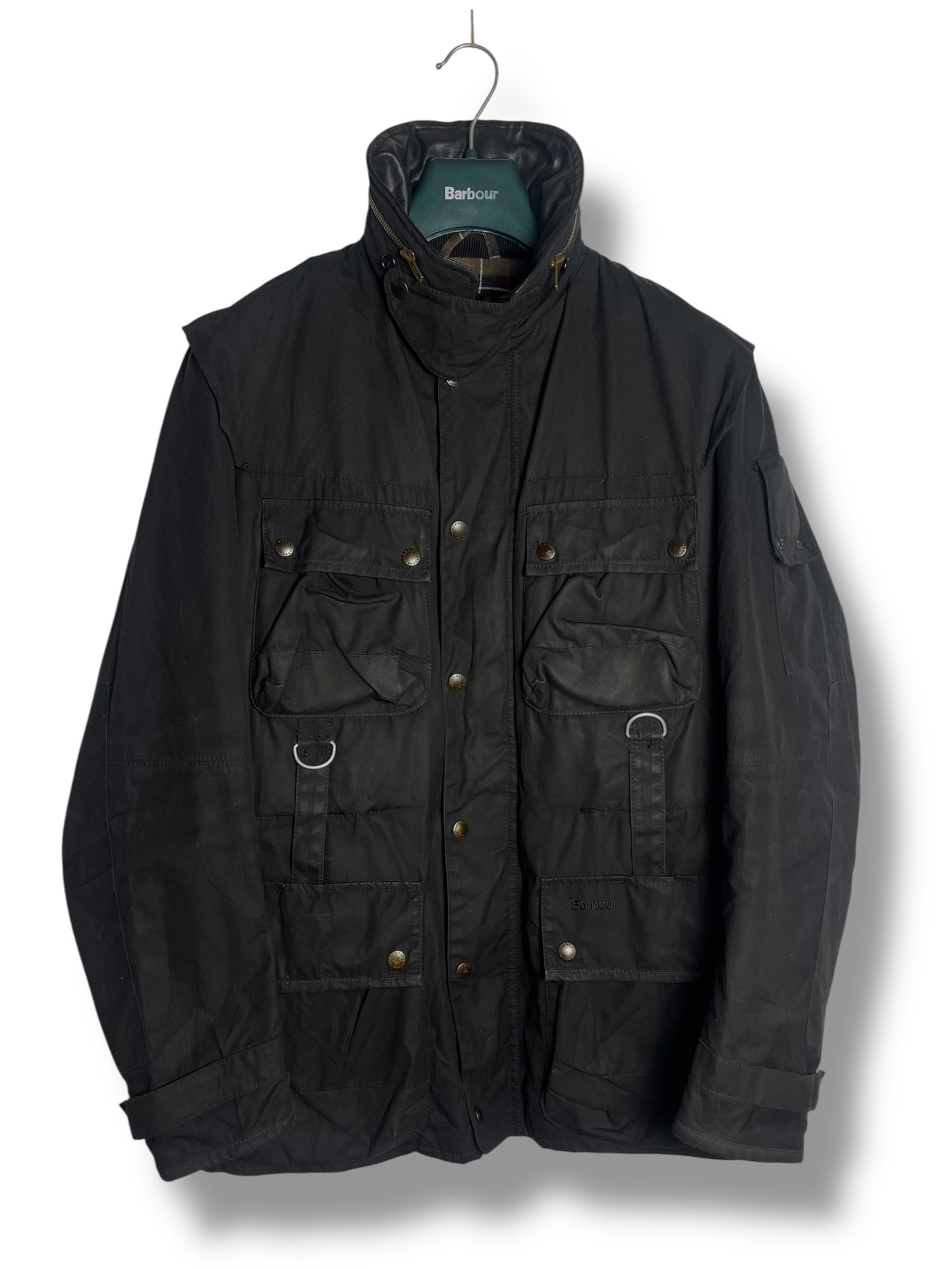 Selected by Draps — Barbour Tokito Field Jacket Waxed Cotton Black M