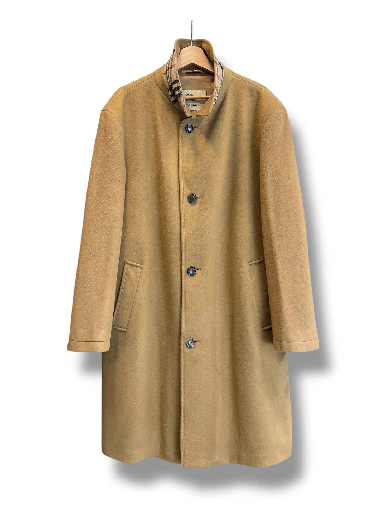 Burberry Loden Coat – Camel – Made in UK – L (Oversized Fit) Wool Cachemire