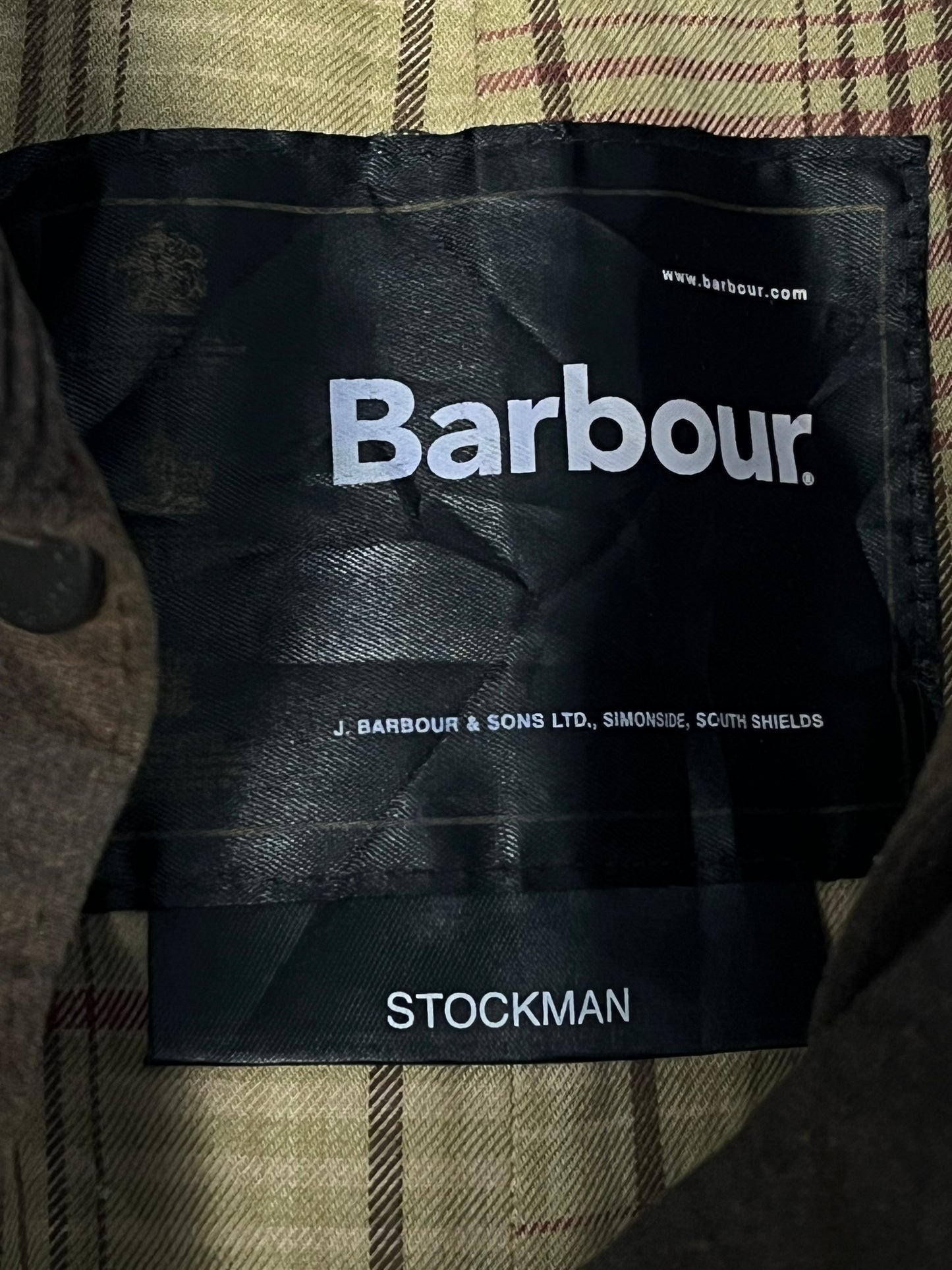 Barbour Stockman Wax Coat Brown XXL (2000s)
