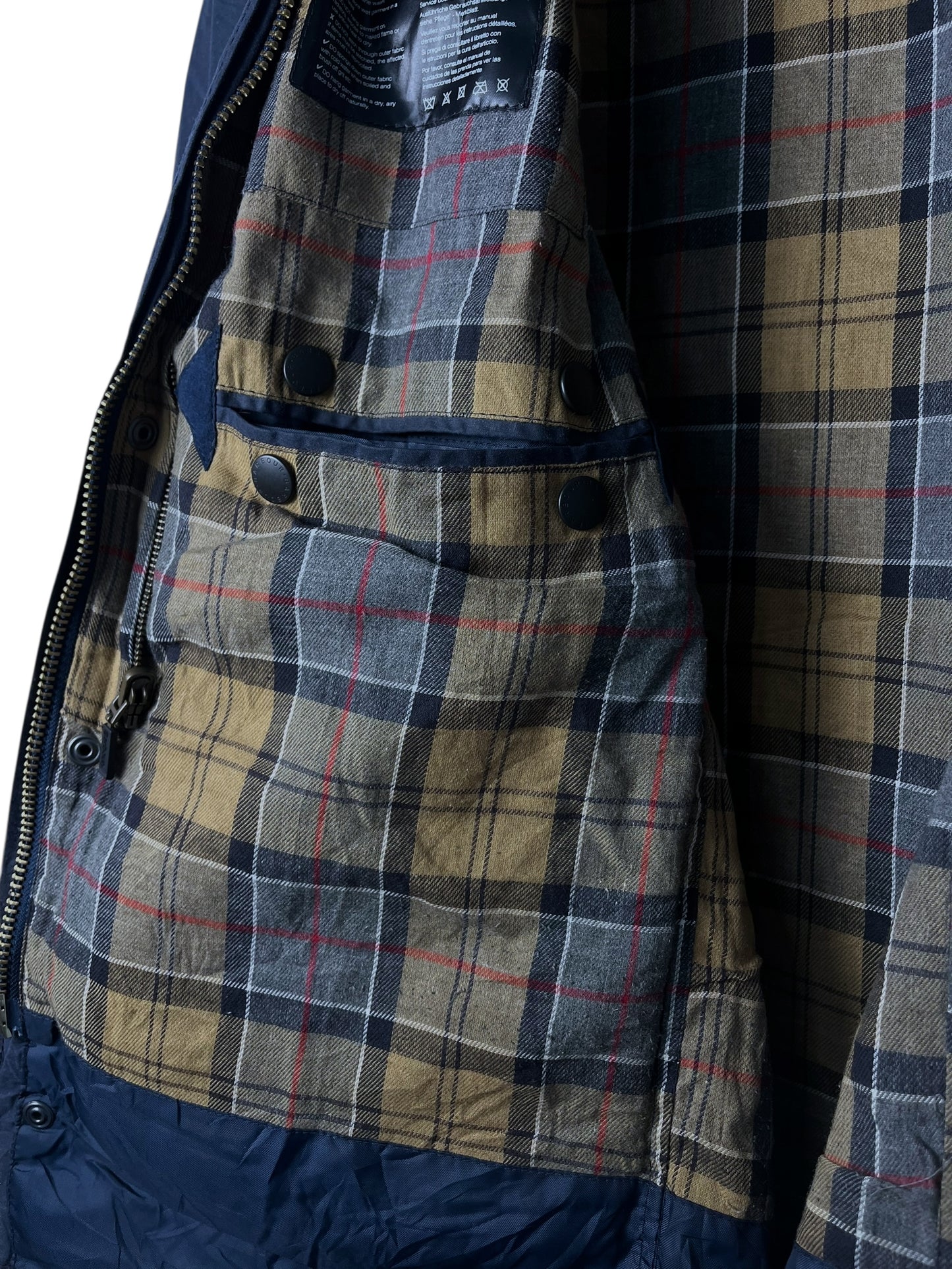 Barbour Border Wax Jacket – C34 (XS) – Modern