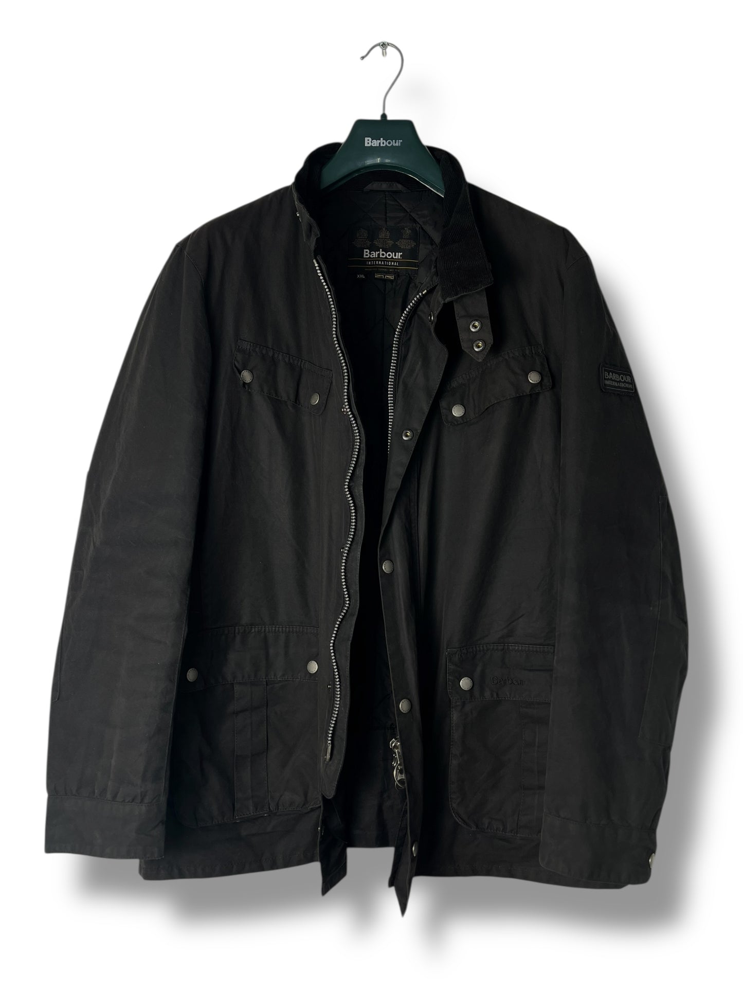 Barbour International Duke Jacket – Black – Size XXL