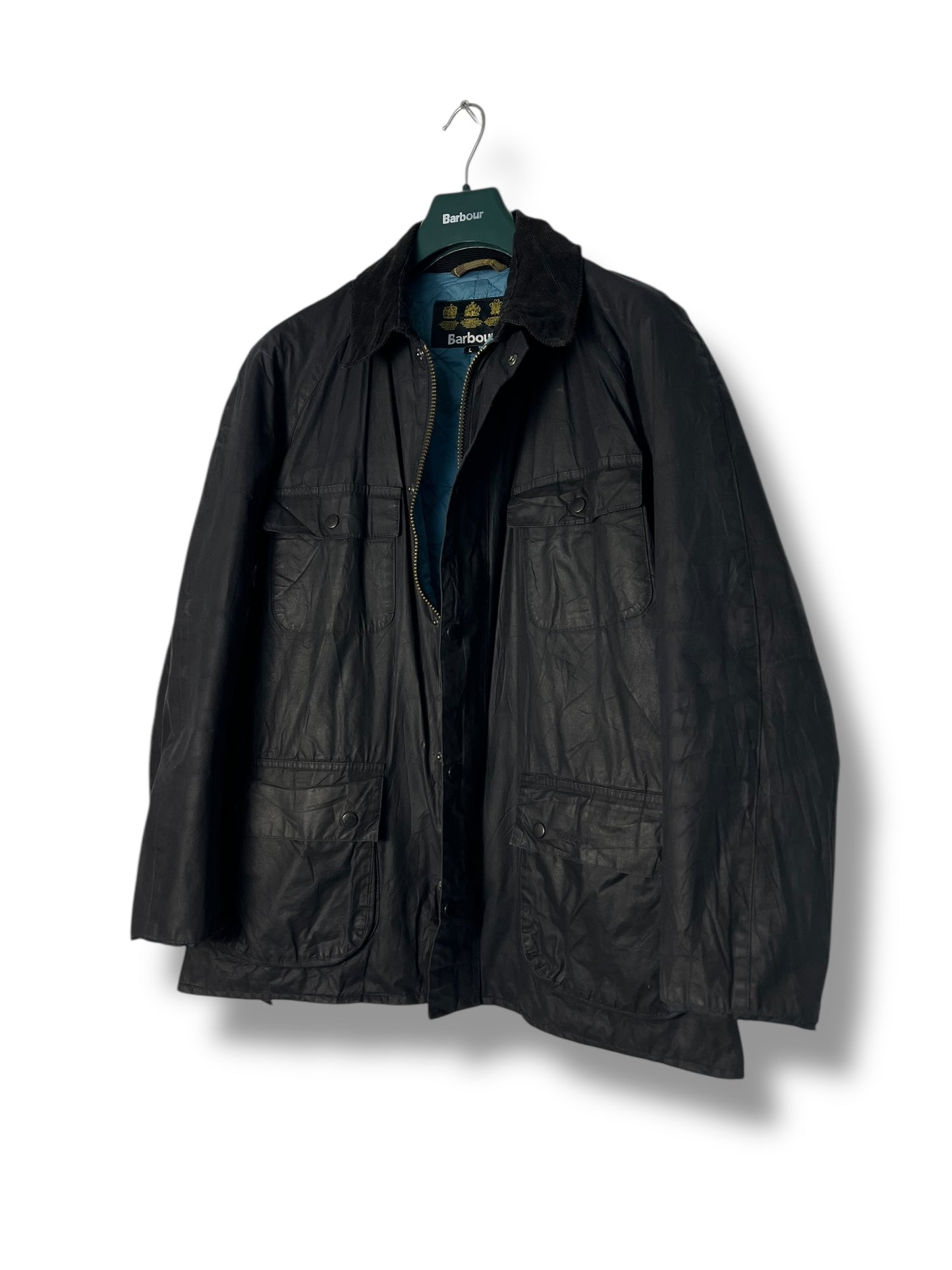 Retail Freezer L – lightweight Navy Blue – Waxed Cotton