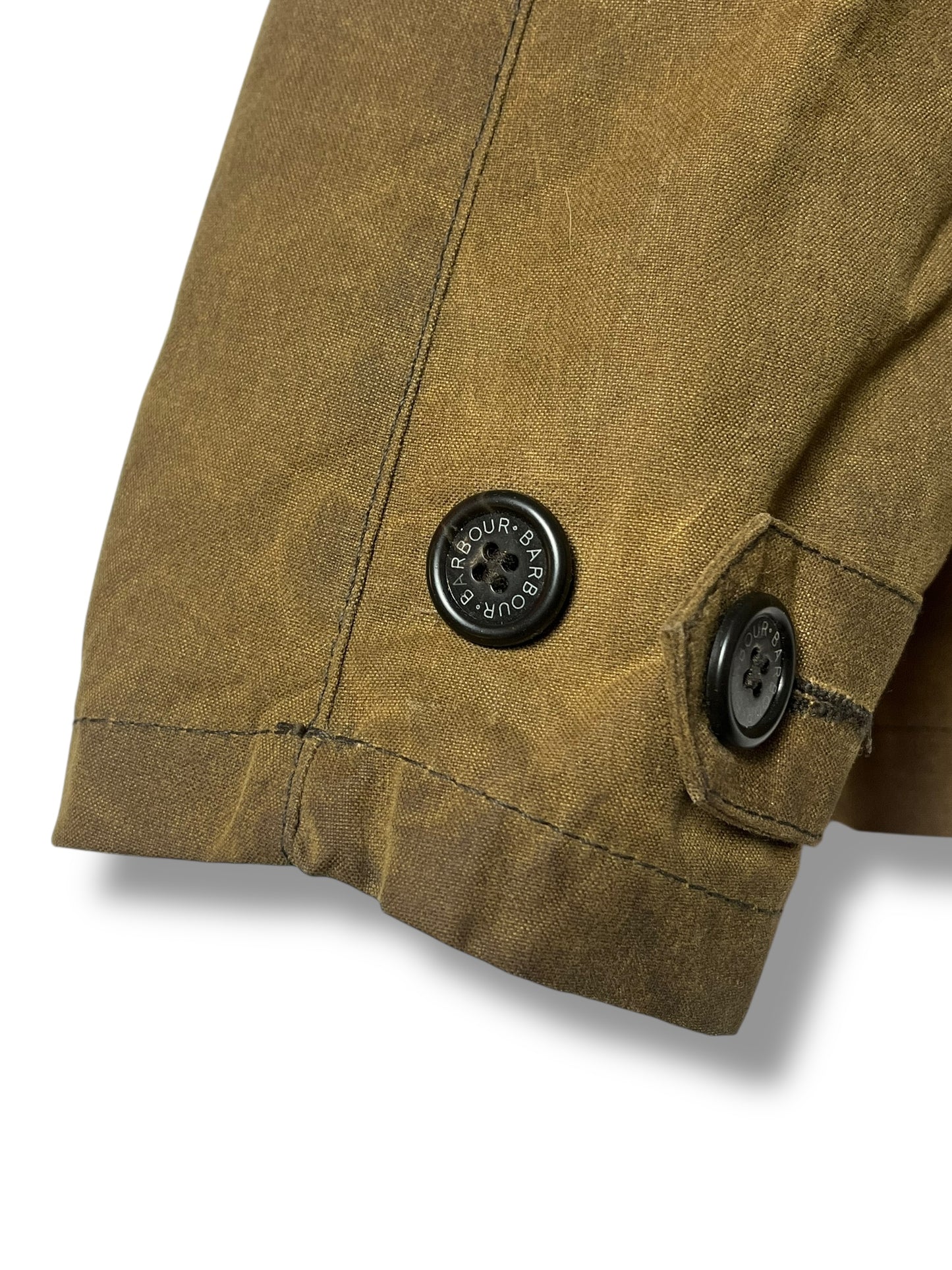 Barbour Nixol Wax Jacket – Mustard – Vintage – Fits L (Tagged XL)