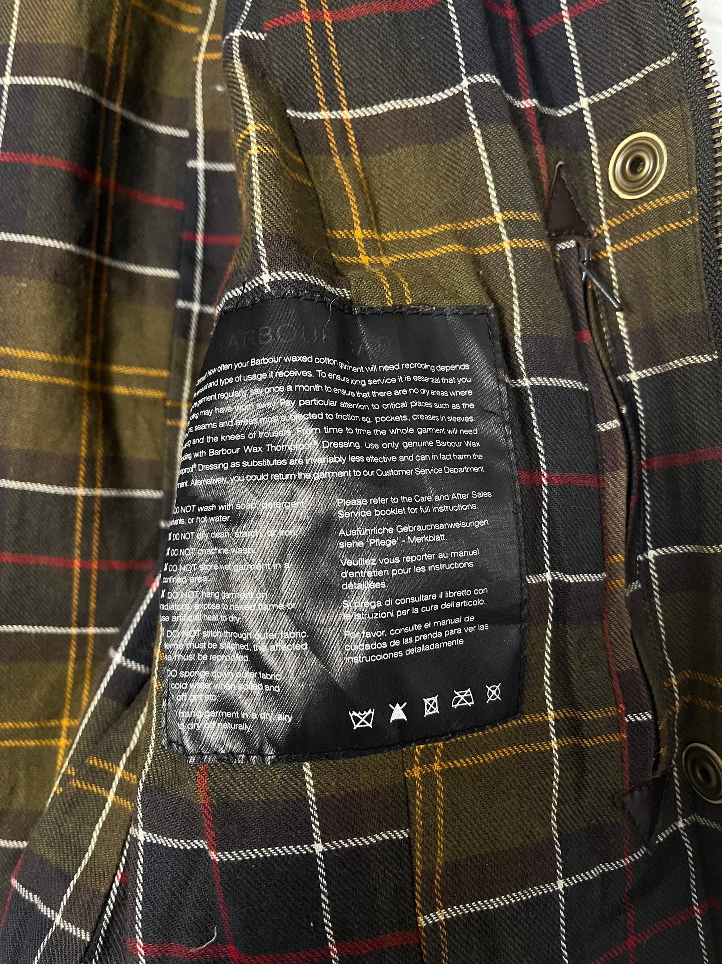 Barbour Defence Utility Jacket – Olive – UK 14