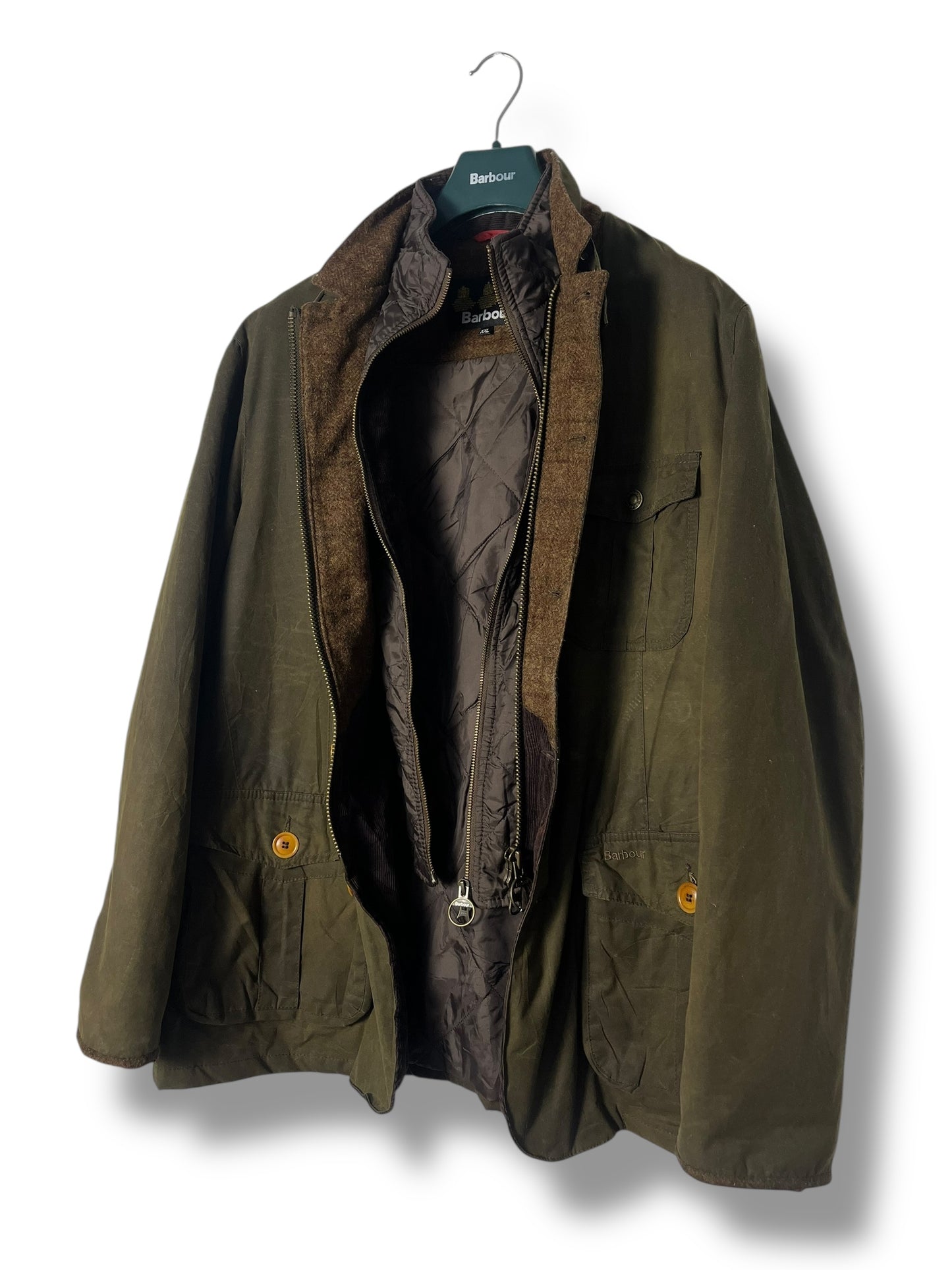 Barbour Kempt Wax Jacket – XXL (fits XL) – Moon Wool Collaboration