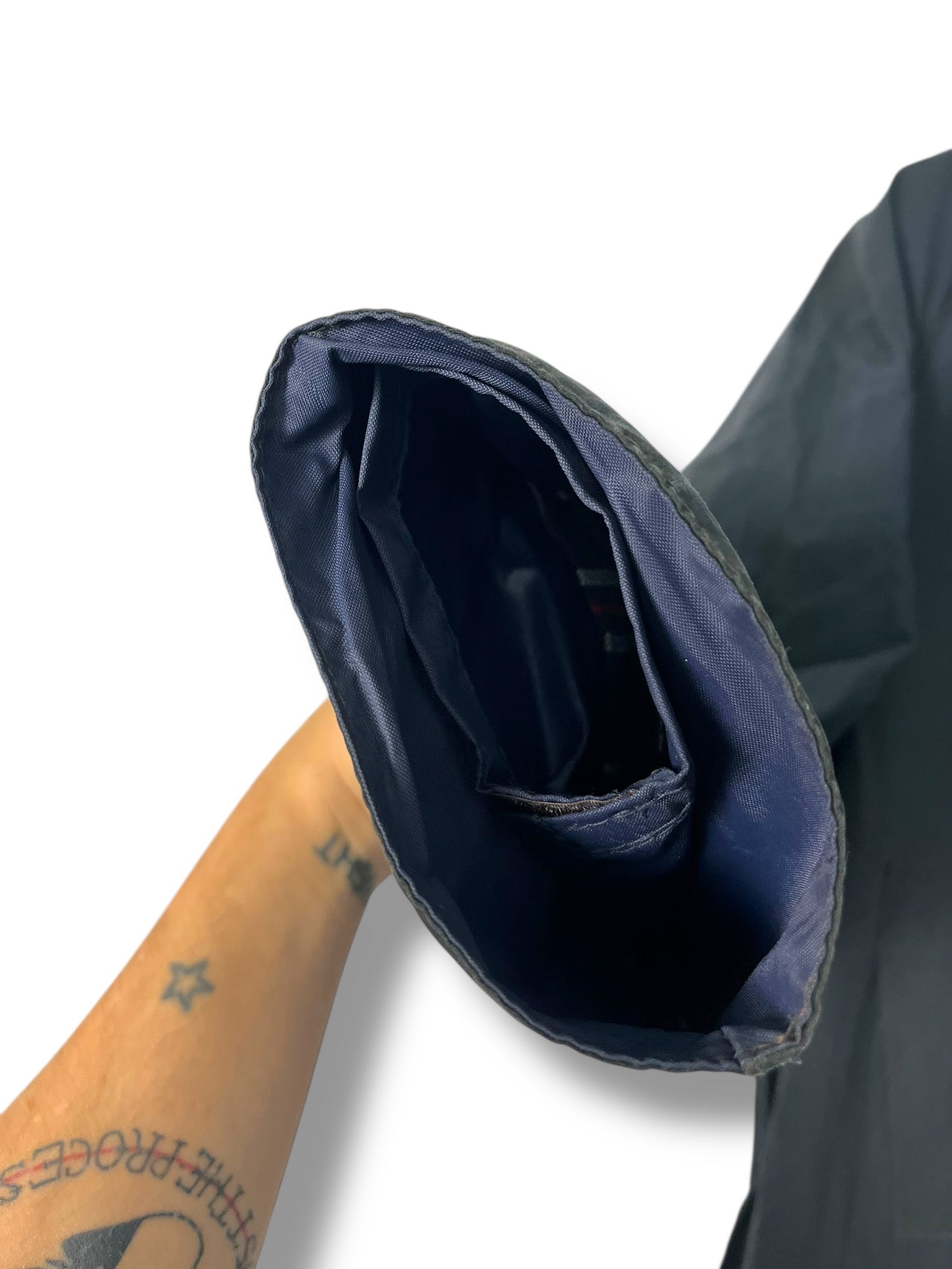 Barbour Beaufort Wax Jacket C48 – Navy (2000s)