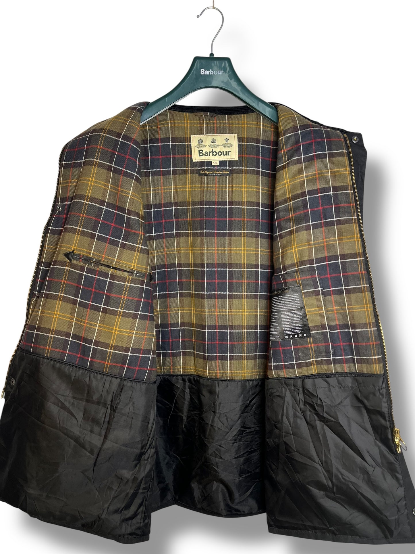 Barbour New Westmorland Waxed Cotton Gilet Navy Blue XXL Heritage Vest