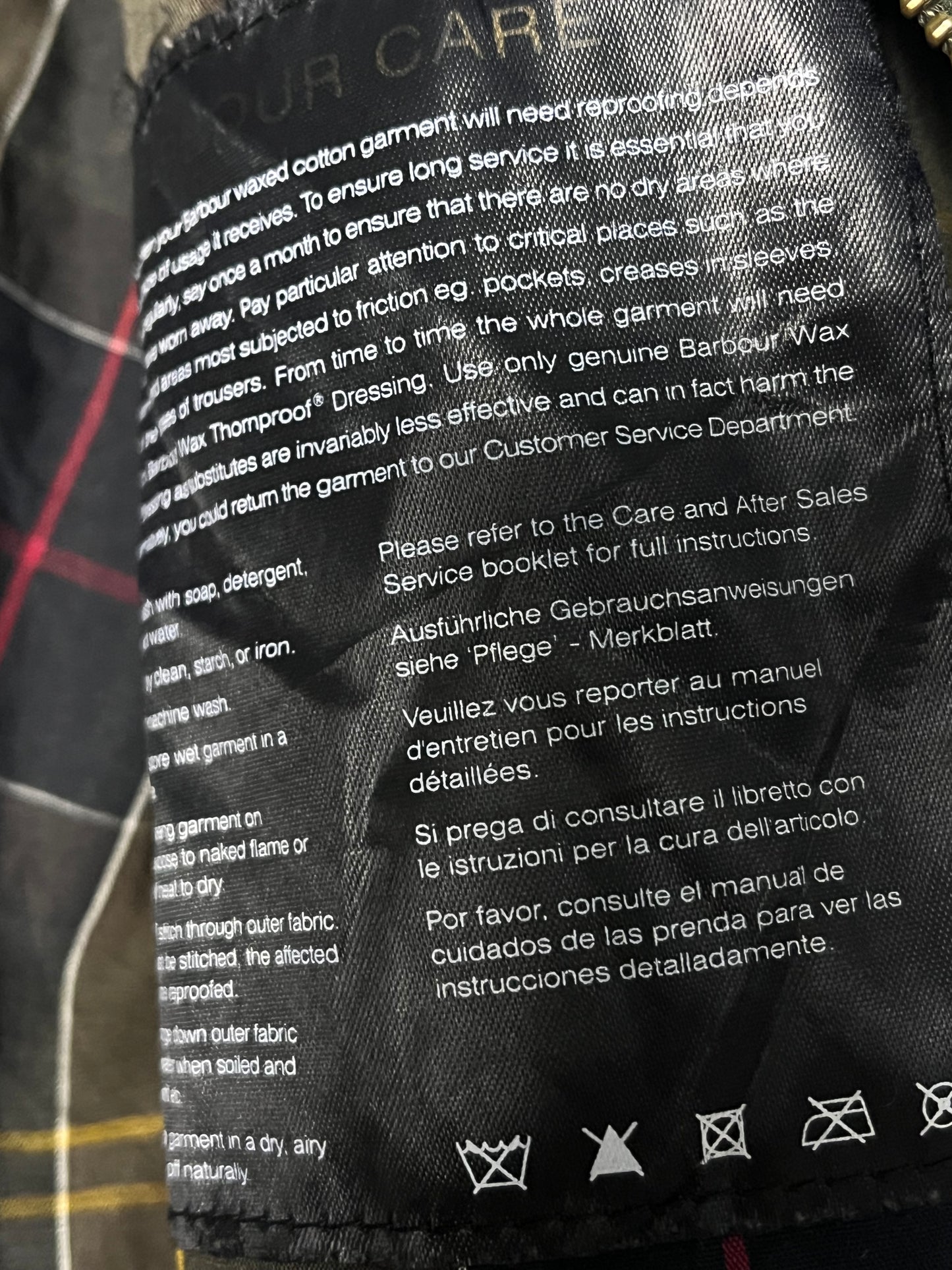 Barbour Hampshire Wax LW Coat Sage Green UK12 (2000s)