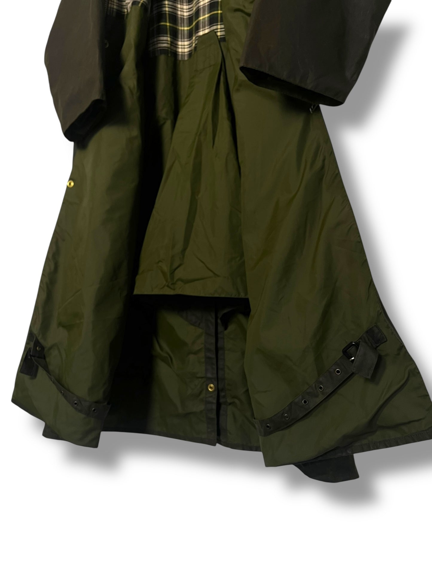 Barbour Burghley Coat C44 Sage – Rare Vintage 1994