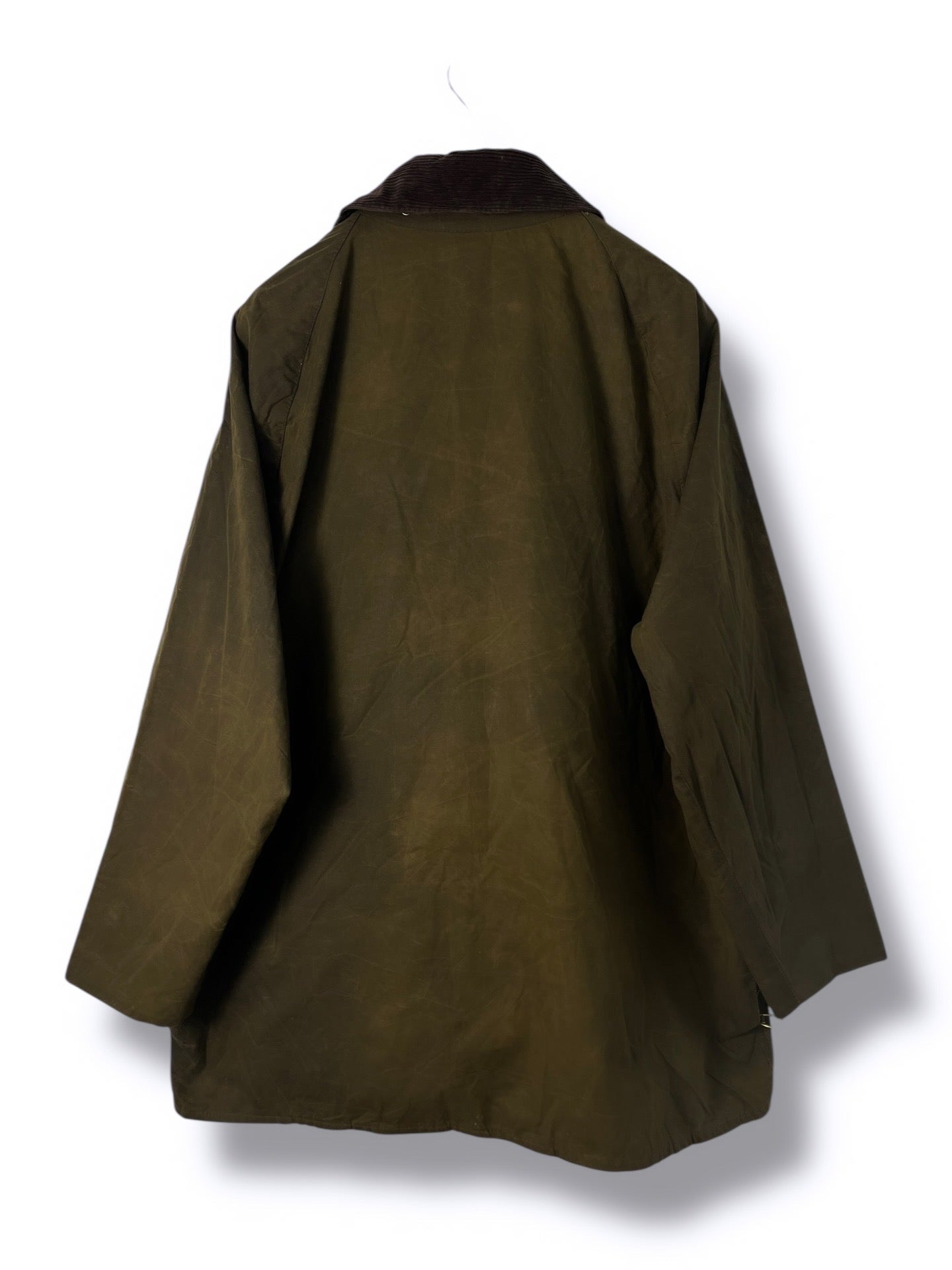 Barbour Beaufort Classic Wax Jacket – C48/XXL– Olive – Quilted Liner Included