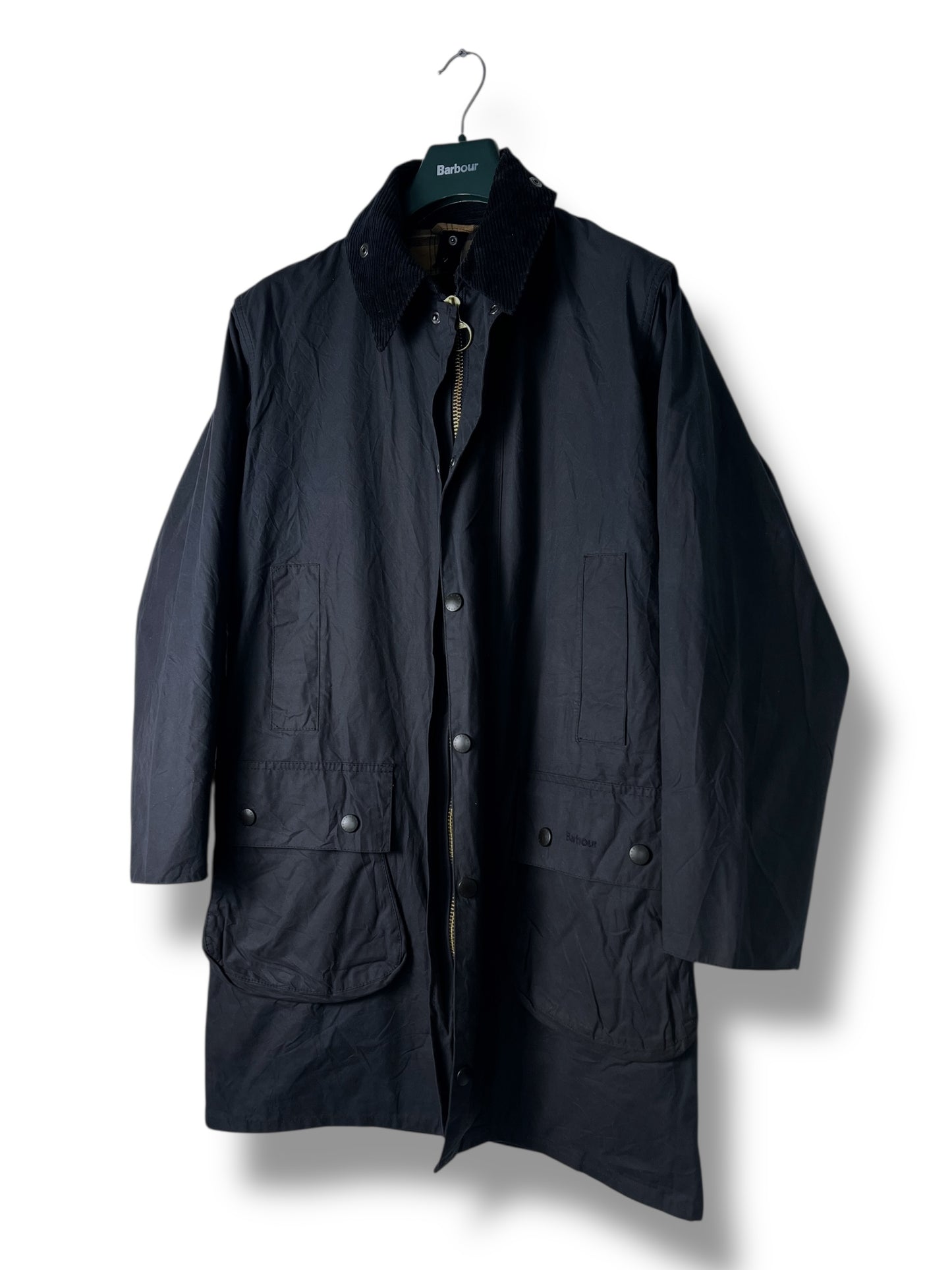 Barbour Border Wax Jacket – C34 (XS) – Modern