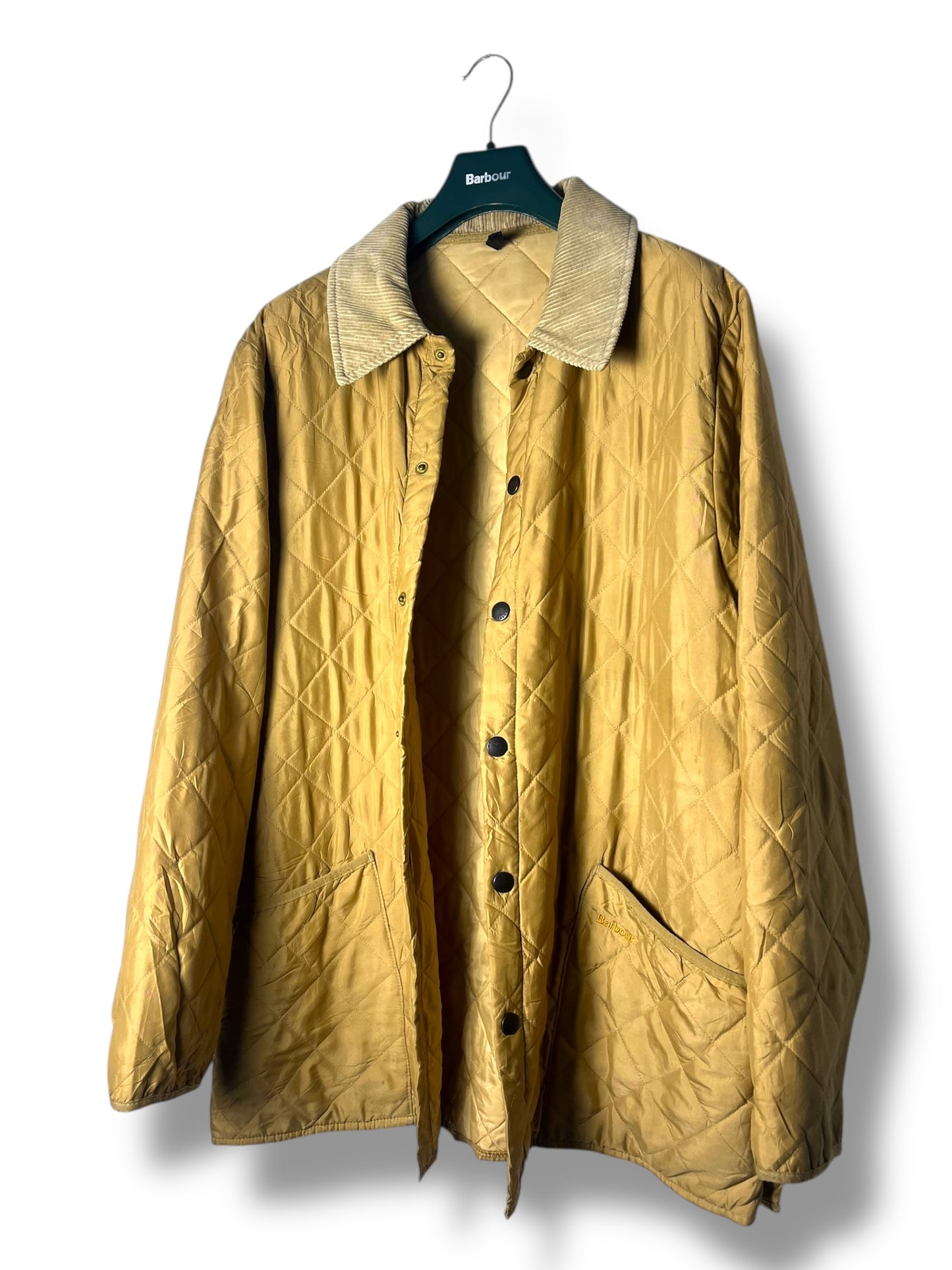 Barbour Eskdale Quilted Jacket – Cream – Size XL