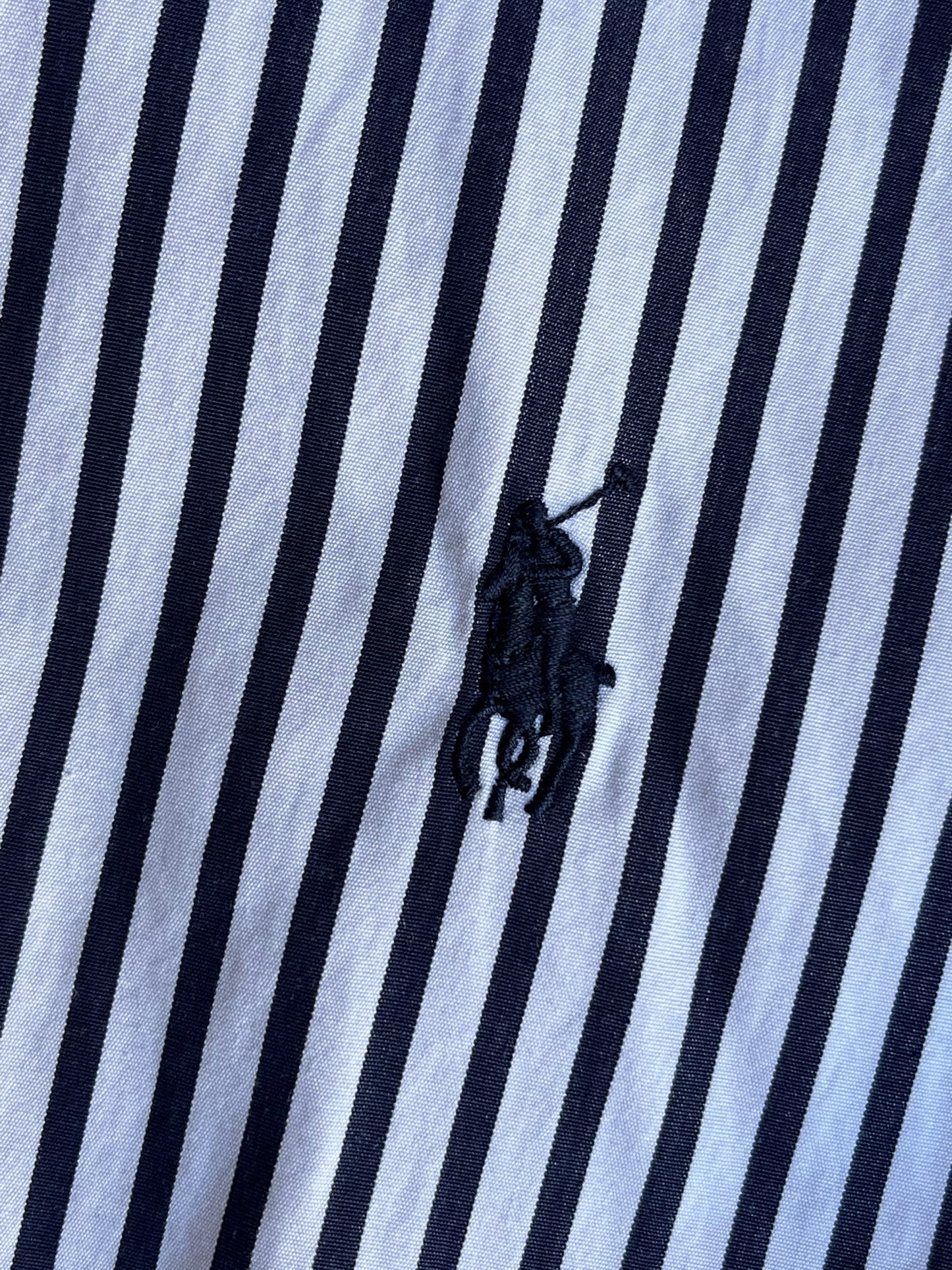 Ralph Lauren Sport Edition Women’s Striped Shirt Black/White – Size M