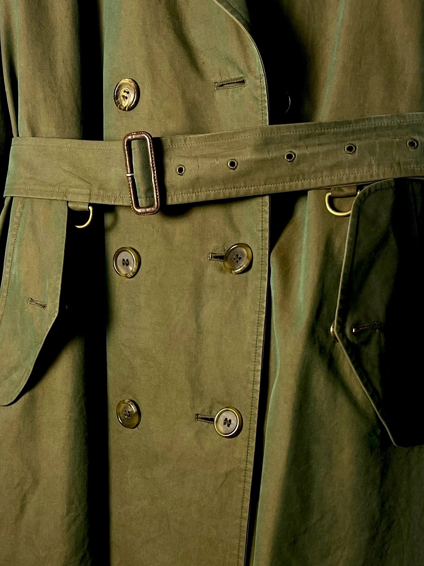 Rare Burberry Trench Coat – UK 10 Lightreactive green