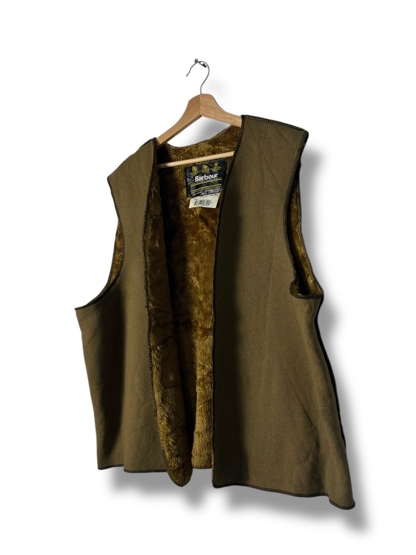 Barbour Vintage Body Warmer C46 Liner – Button Clip 1998