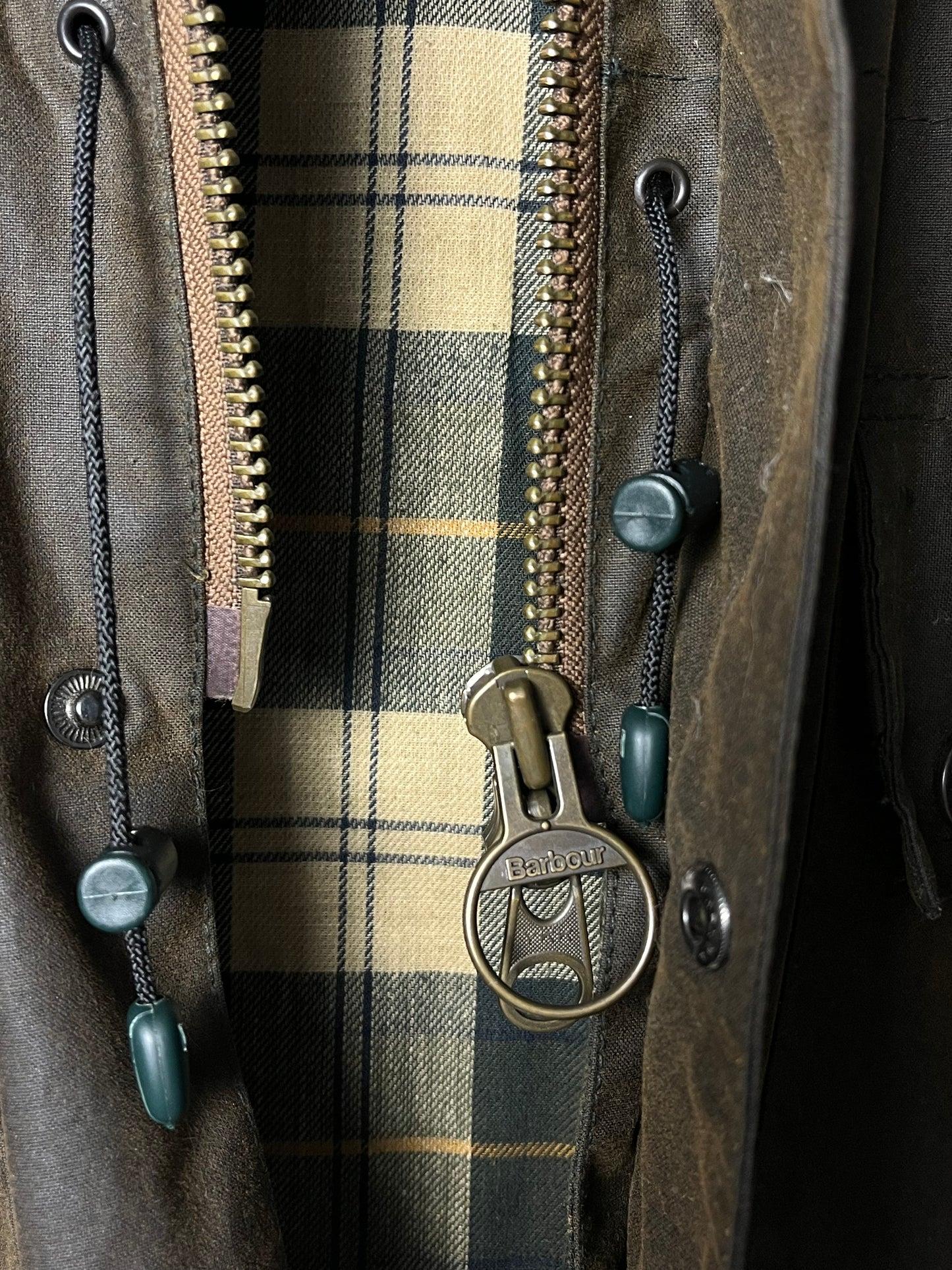 Rare Barbour Cowen Commando Jacket – Olive Brown – C46 XXL