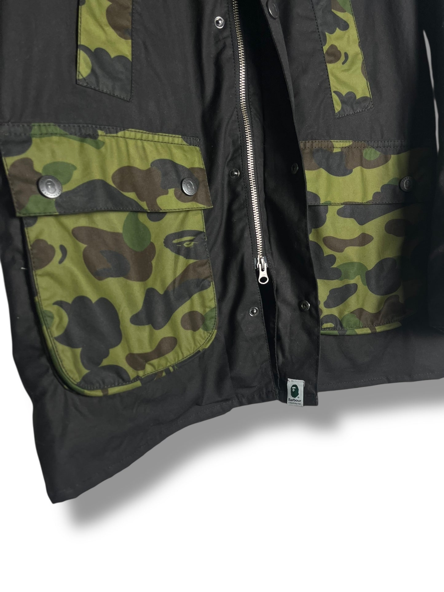 Barbour x BAPE Bedale Jacket 2021 – Size M – NWOT Rare Collaboration