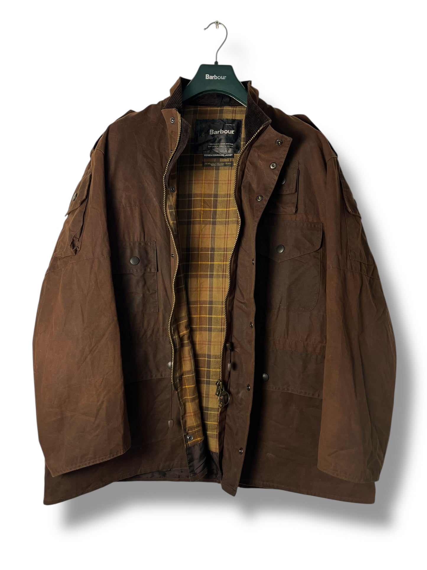 Rare Barbour Cowen Commando Jacket – Rust – C48
