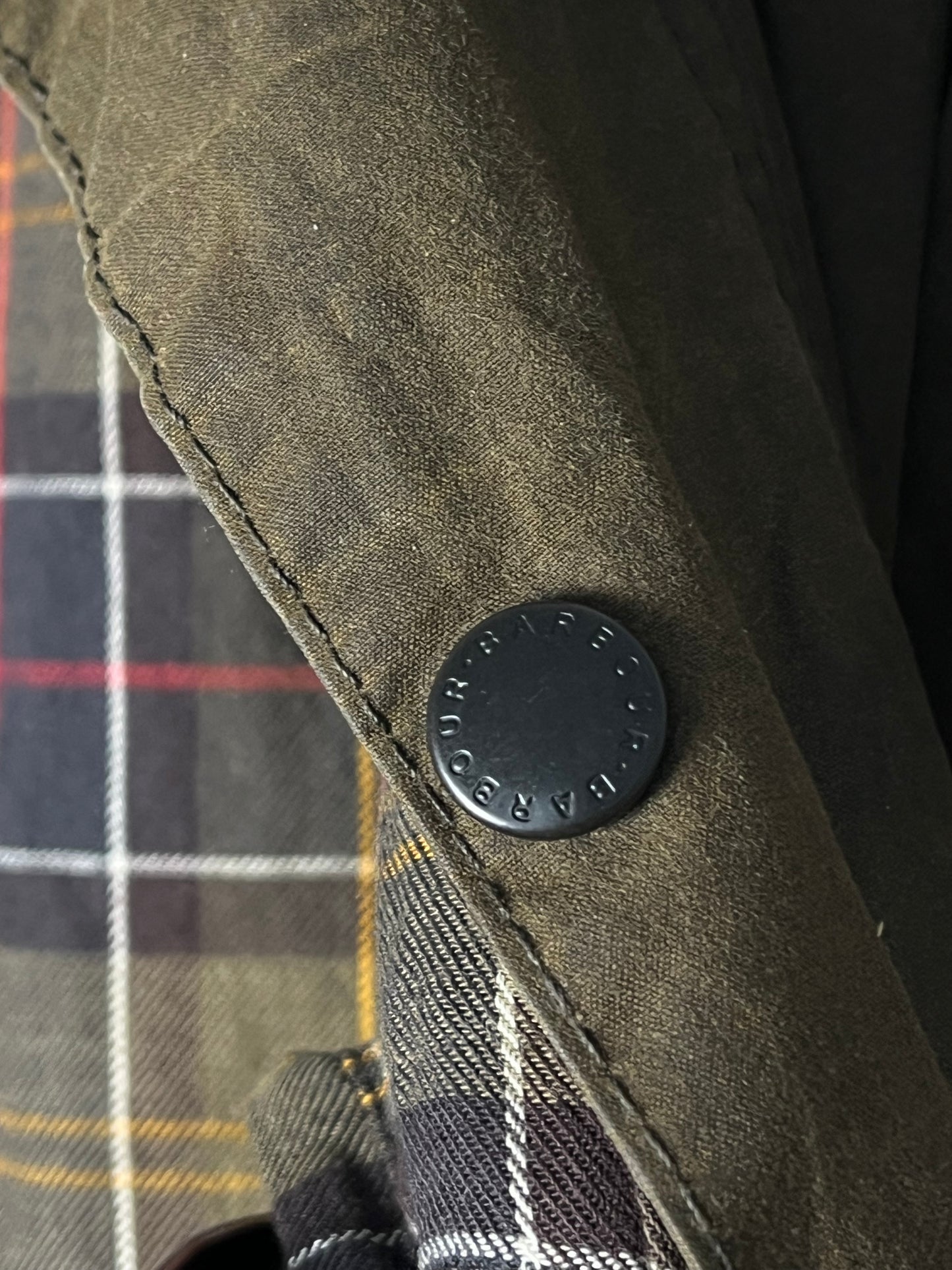 Barbour Bristol Jacket Wax Jacket – Olive – Size L