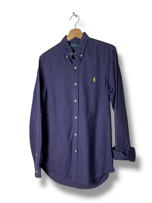 Polo Ralph Lauren Shirt – Electric Blue – Neon Green Pony – S/M Fit