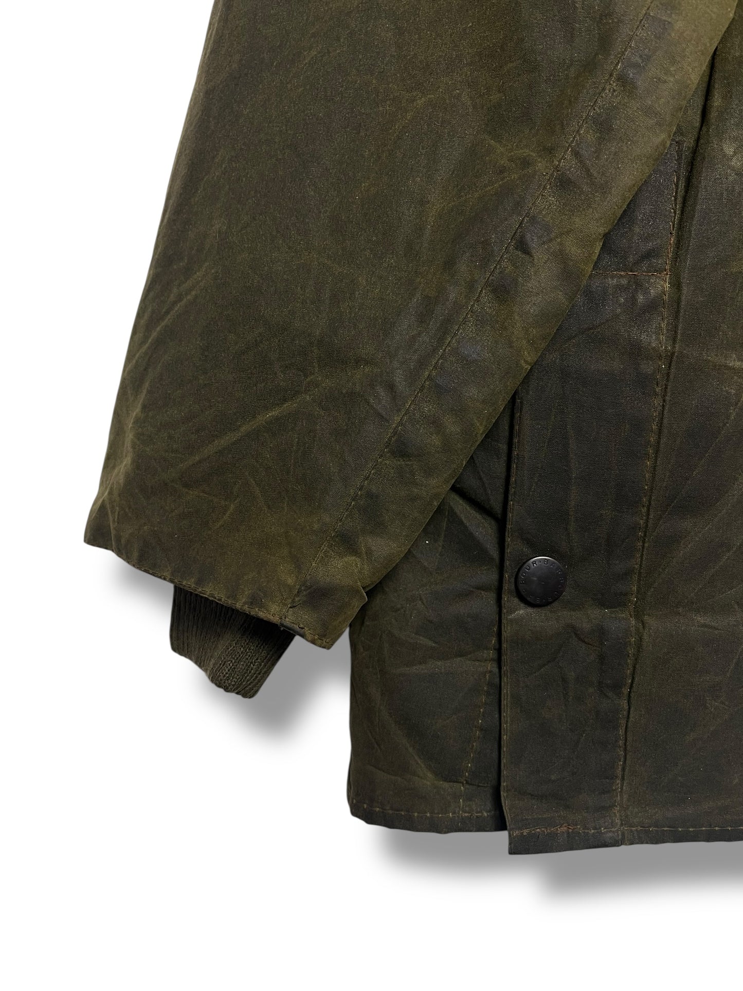 Barbour Bedale Wax Jacket – Sage Green – C36 (S) – 1990s