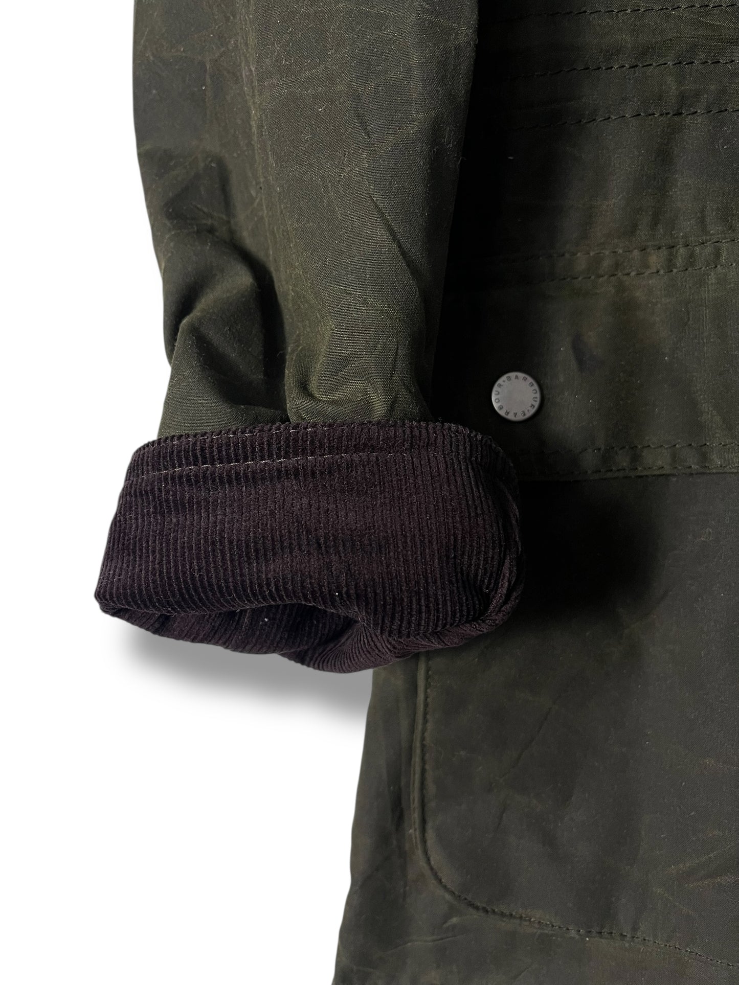 Barbour Waxed Parka – Sage Green – Women’s UK 8