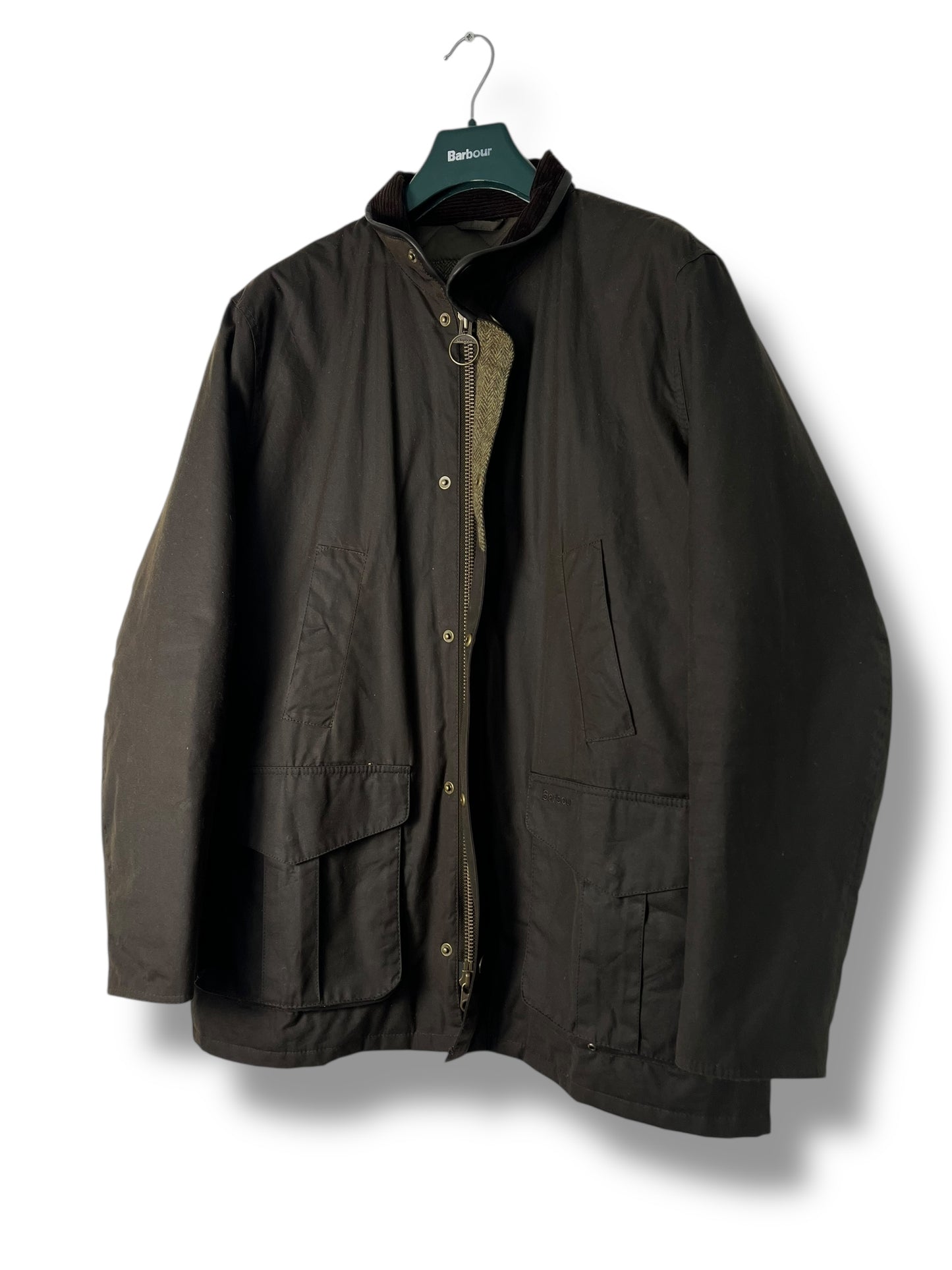 Barbour Hereford Wax Jacket – Olive – XL (2022) – Selected by DRAPS