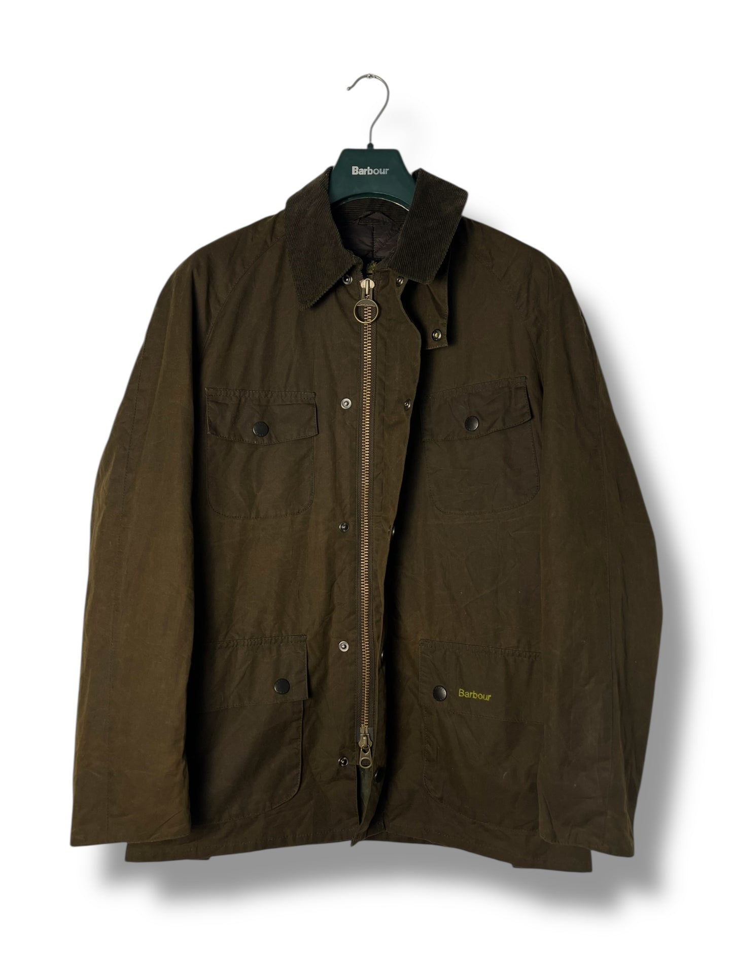 Barbour Retail Freezer Wax Jacket – Olive – Size S – Selected by DRAPS
