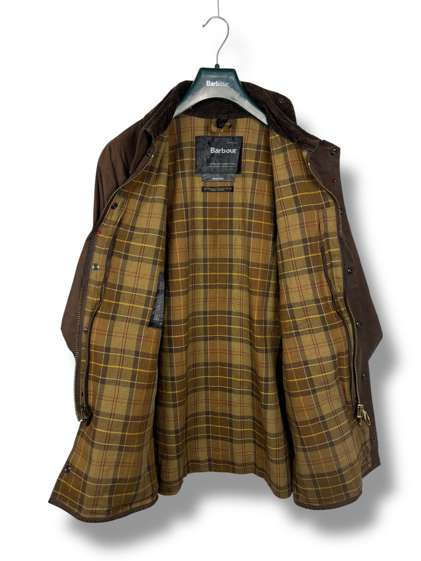 Barbour Beaufort A231 Wax Jacket – Brown – C46 (XL)