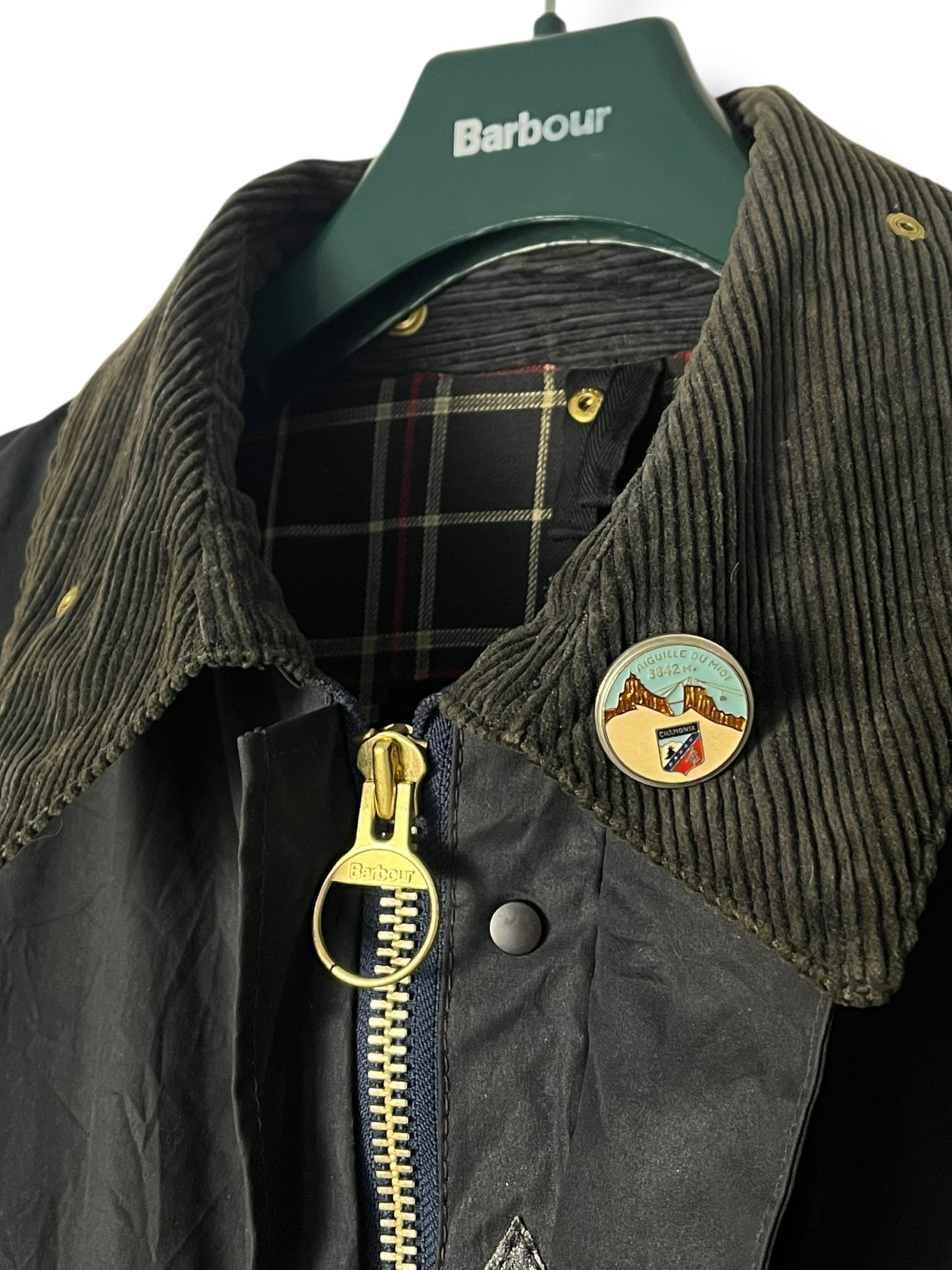 Barbour Border Wax Jacket Blue Navy C52/ XXL 1997