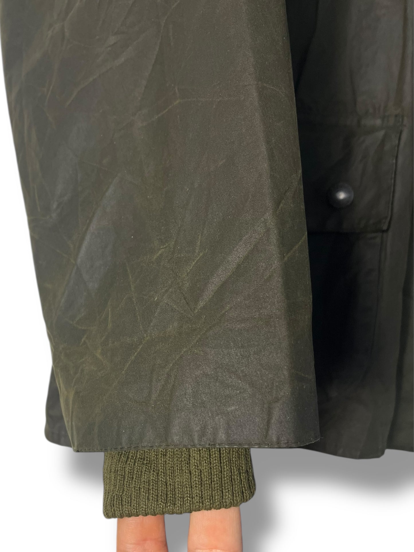 Barbour Bedale C40 Vintage Olive 1993 – Iconic Wax Jacket