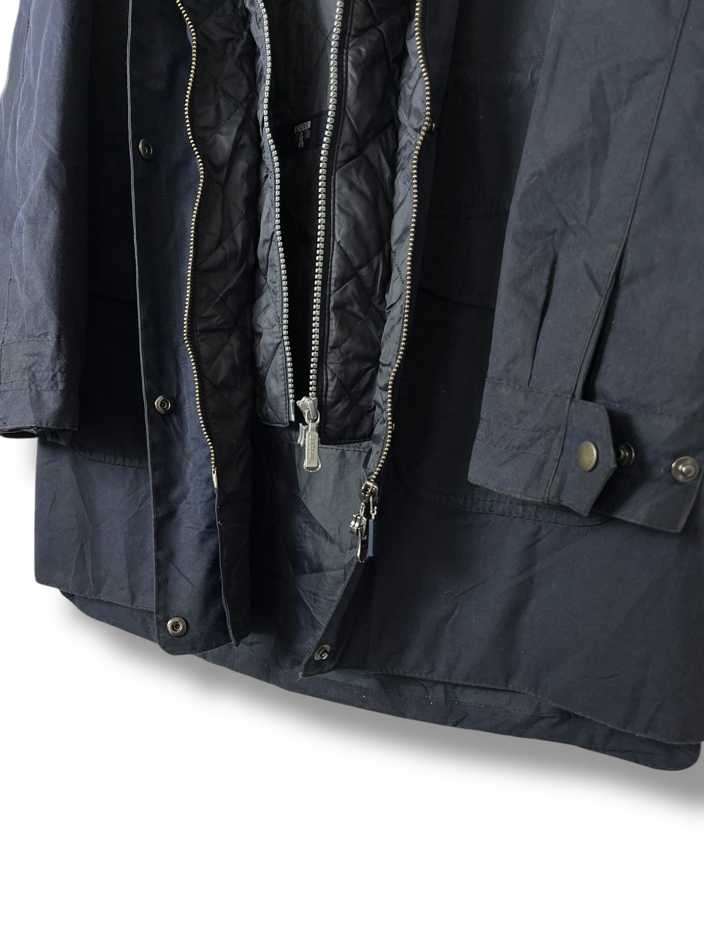 Barbour Mablethorpe Jacket UK 10 – Navy Blue Waxed Cotton (AW18)