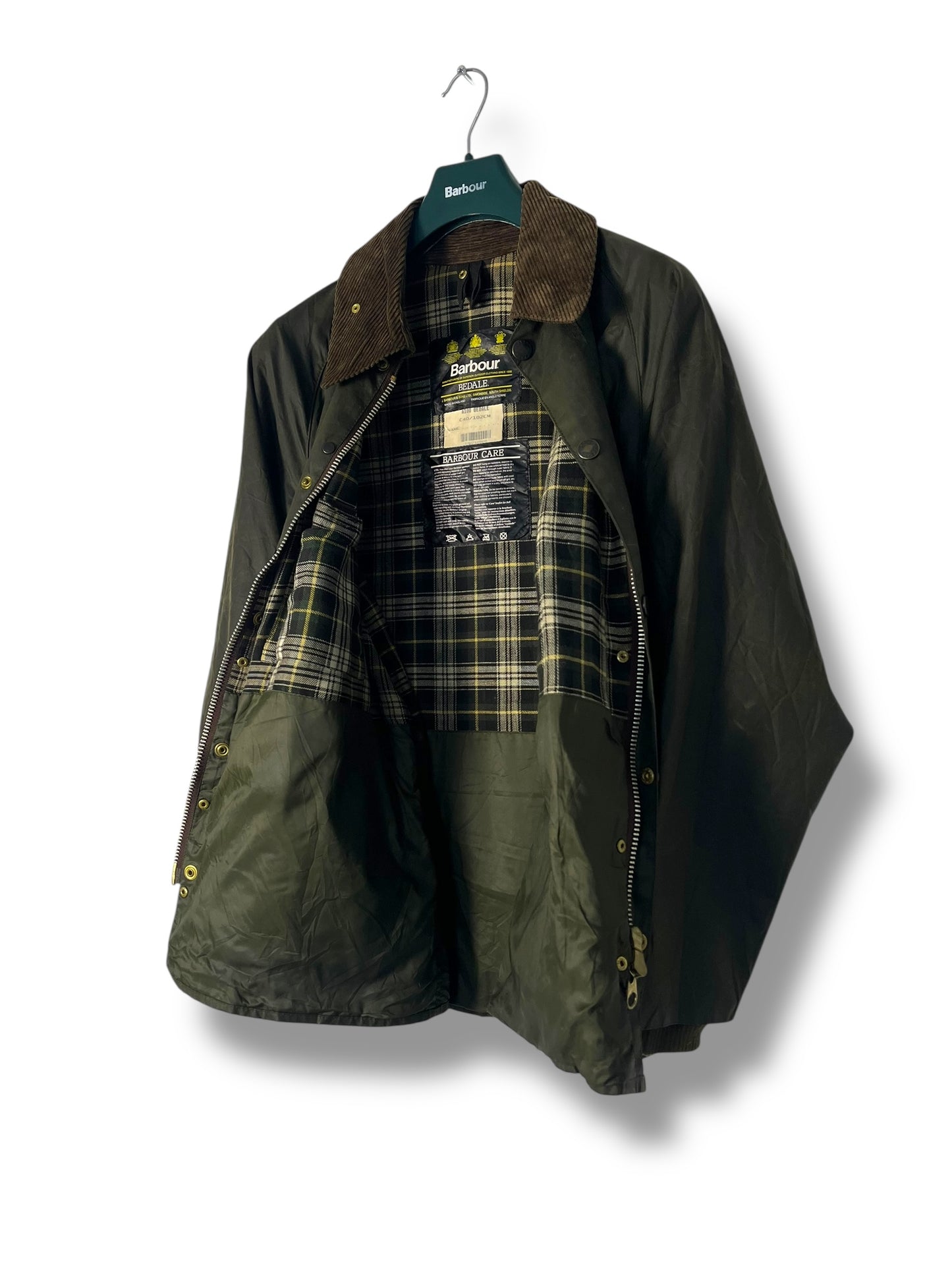 Barbour Bedale C40 Vintage Olive 1993 – Iconic Wax Jacket