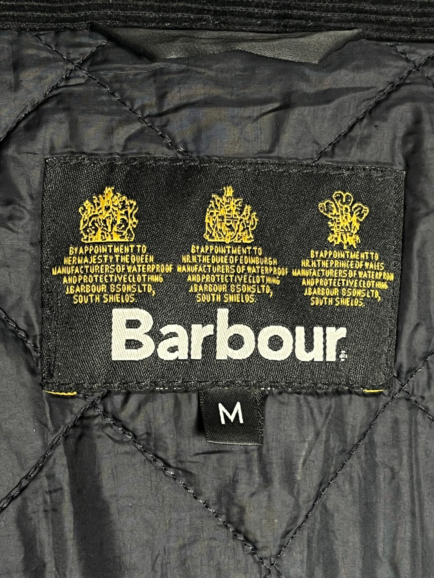 Barbour Sapper Wax Jacket Black Cotton Utility Jacket Medium