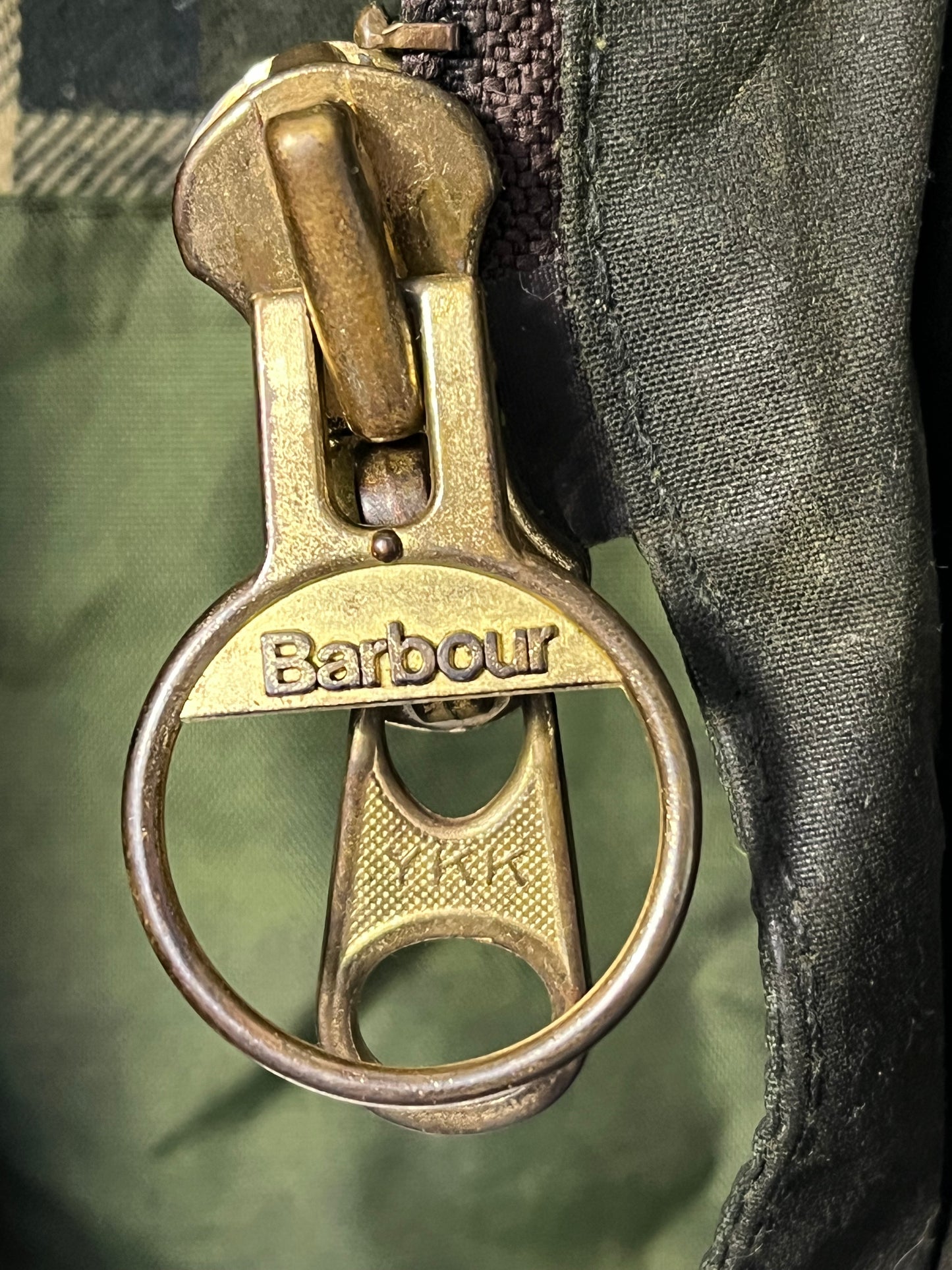 Barbour Border Jacket C42/107CM Vintage Olive Green