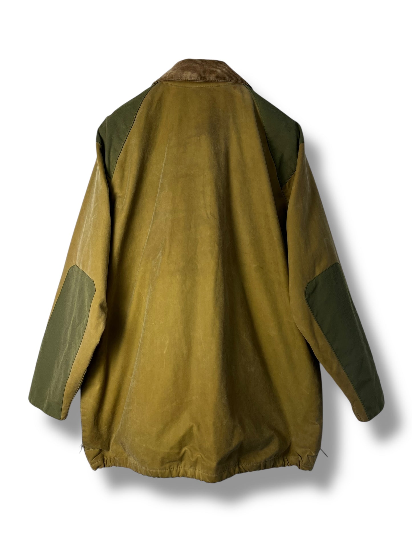 Barbour Sporting Wax Jacket – Mustard / Olive – C48 (Fits XL) – Early 2000s – Selected by DRAPS