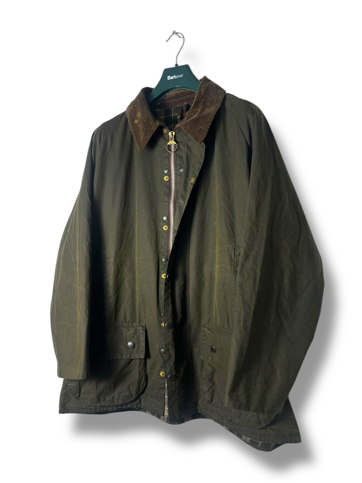 Barbour Beaufort Jacket – Sage Green (C48 / 124cm, 1993)