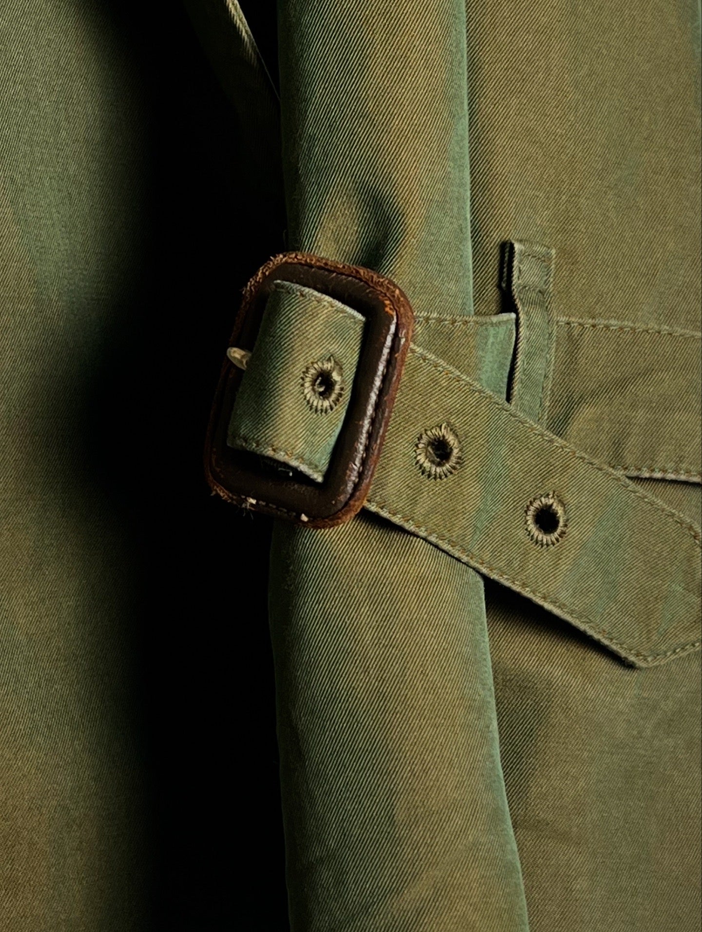 Rare Burberry Trench Coat – UK 10 Lightreactive green