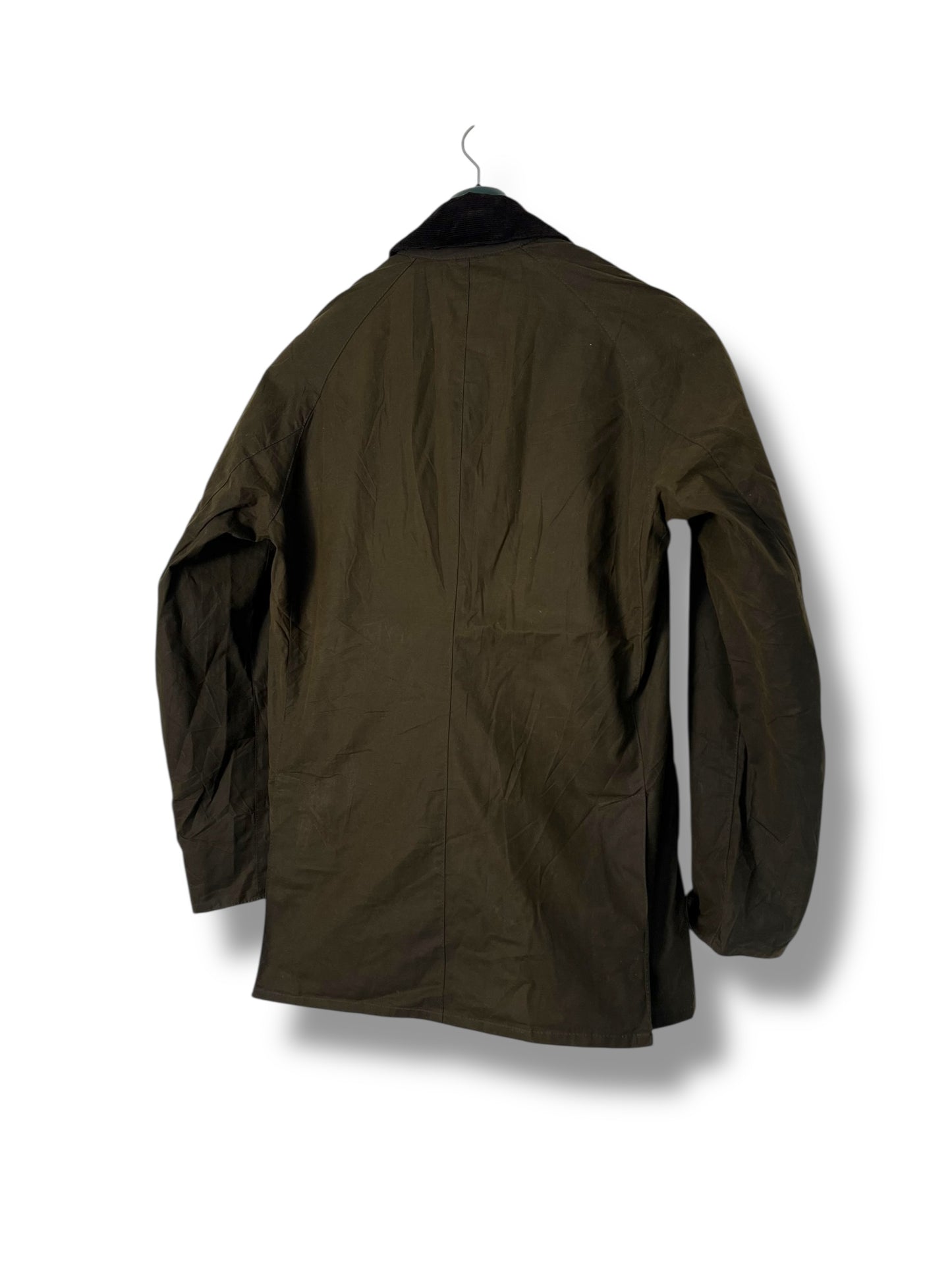 Barbour Ashby Wax Jacket – Dark Olive (Medium)