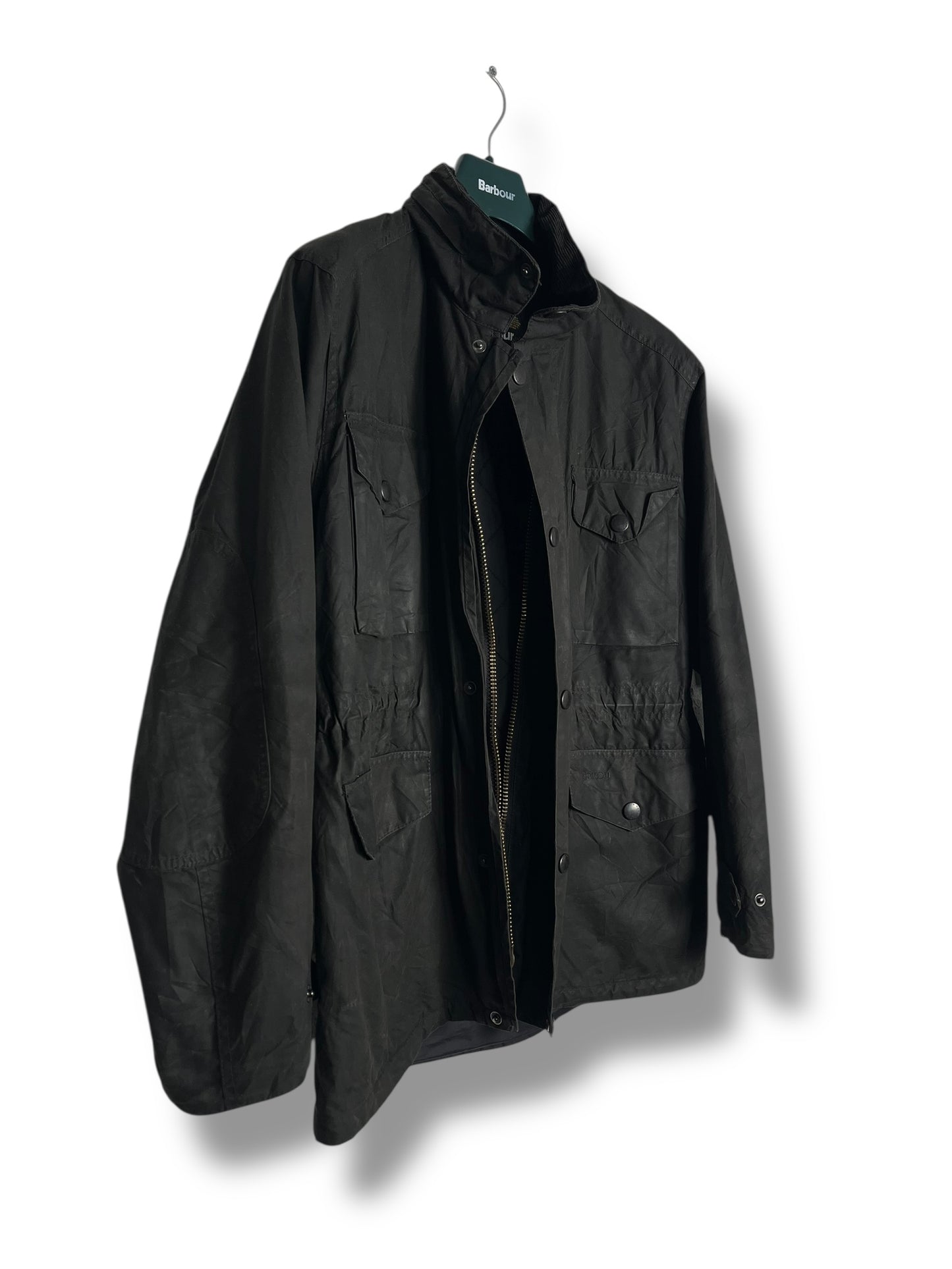 Barbour Sapper Wax Jacket M Black Vintage 2000’s