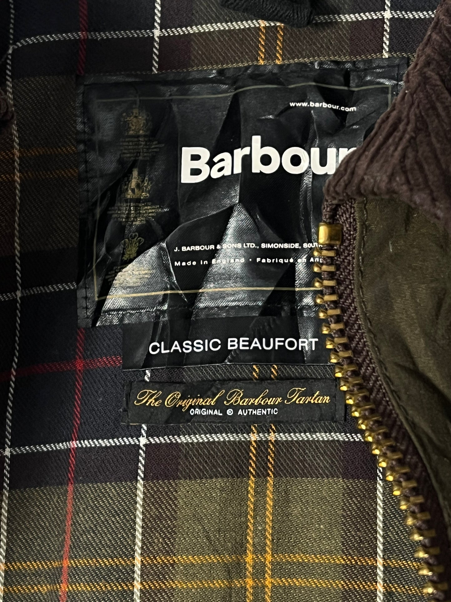 Barbour Classic Beaufort Jacket – Olive – C44 / 112c