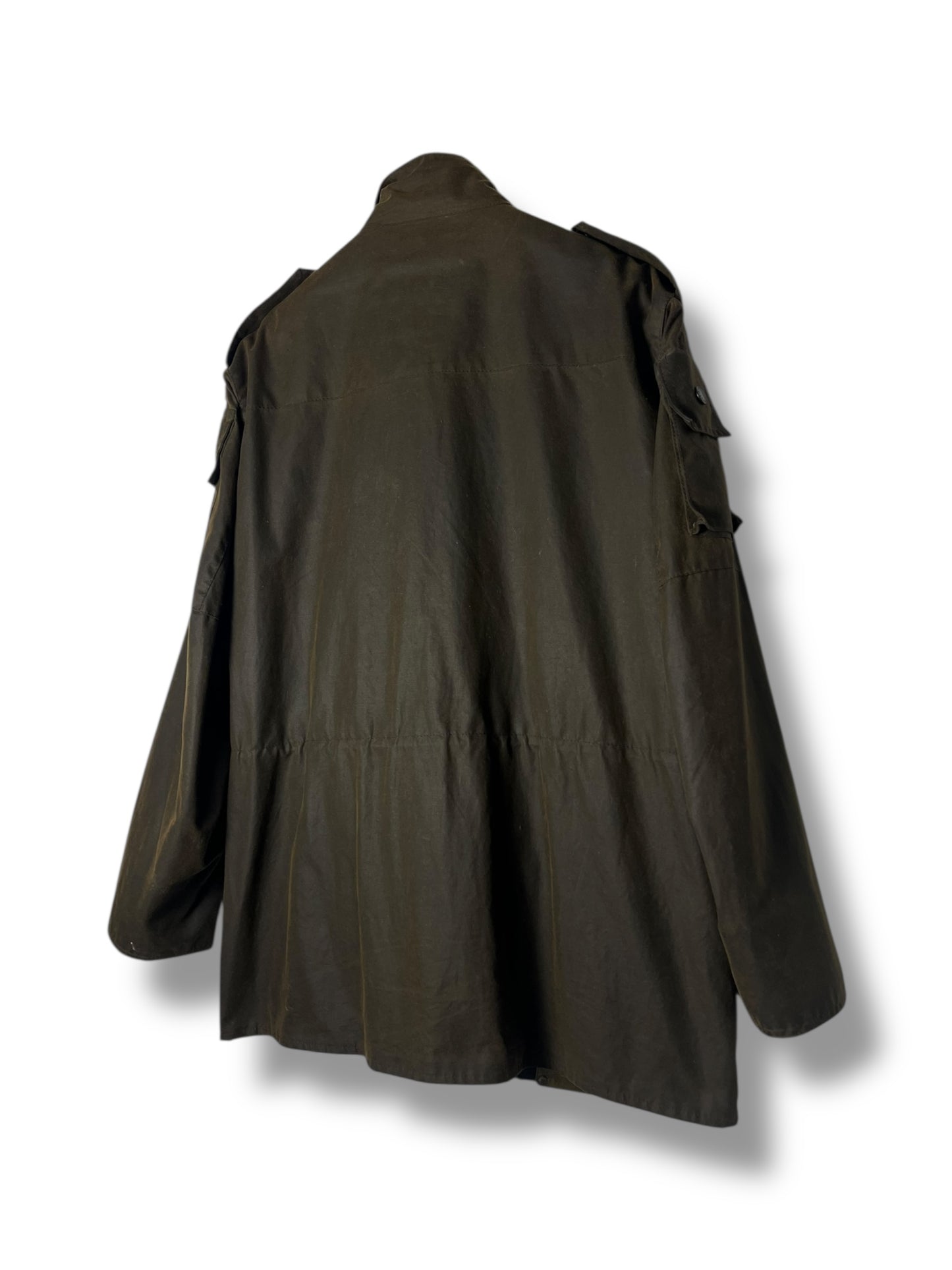 Rare Barbour Cowen Commando Jacket – Olive Brown – C46 XXL