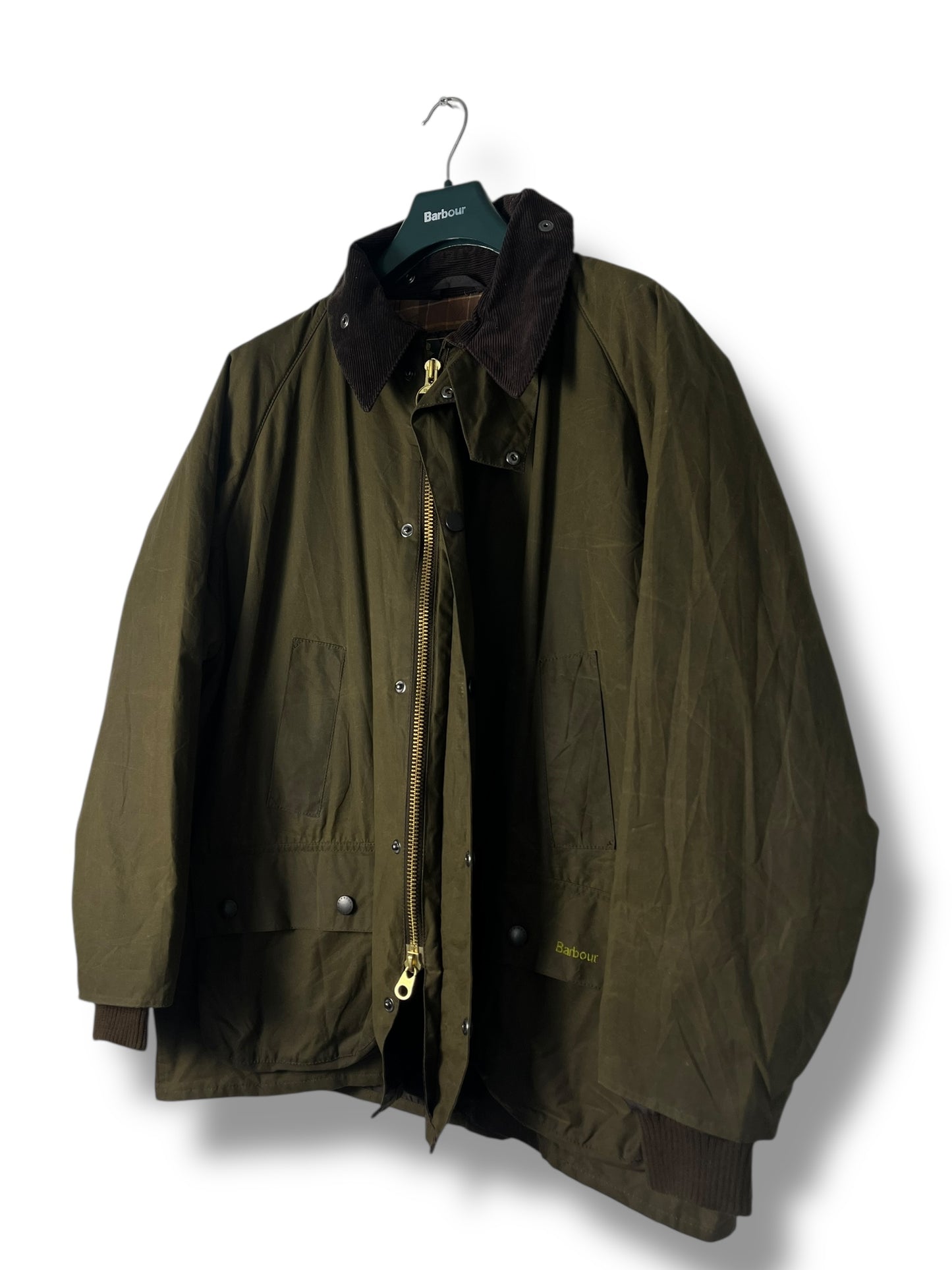 Barbour Winter Bedale Wax Jacket – XXL – Olive – Made in England